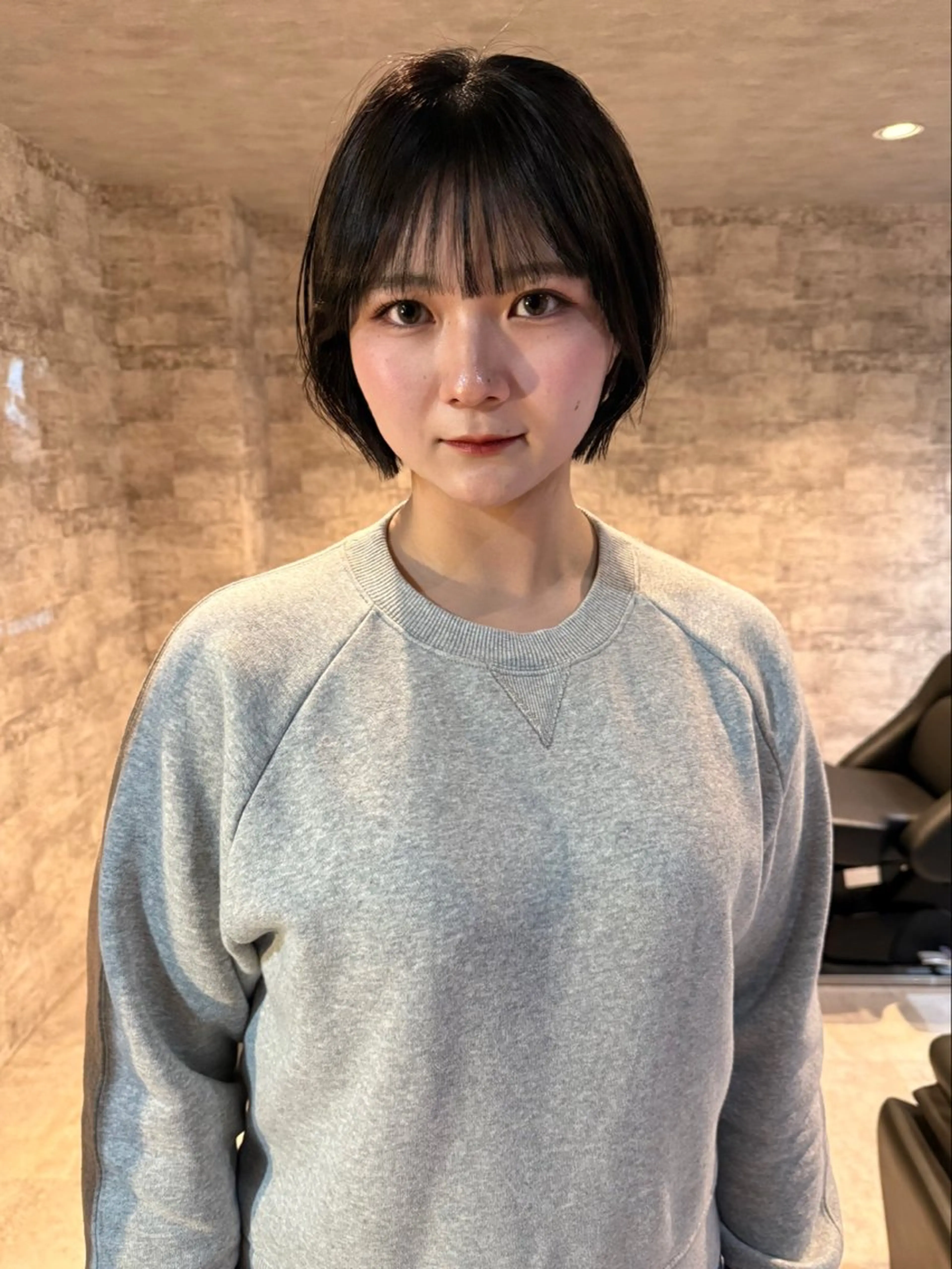 ショート カラー 似合わせカット カット ヘアカラー トリートメント mai / linoah˚✧のヘアスタイル