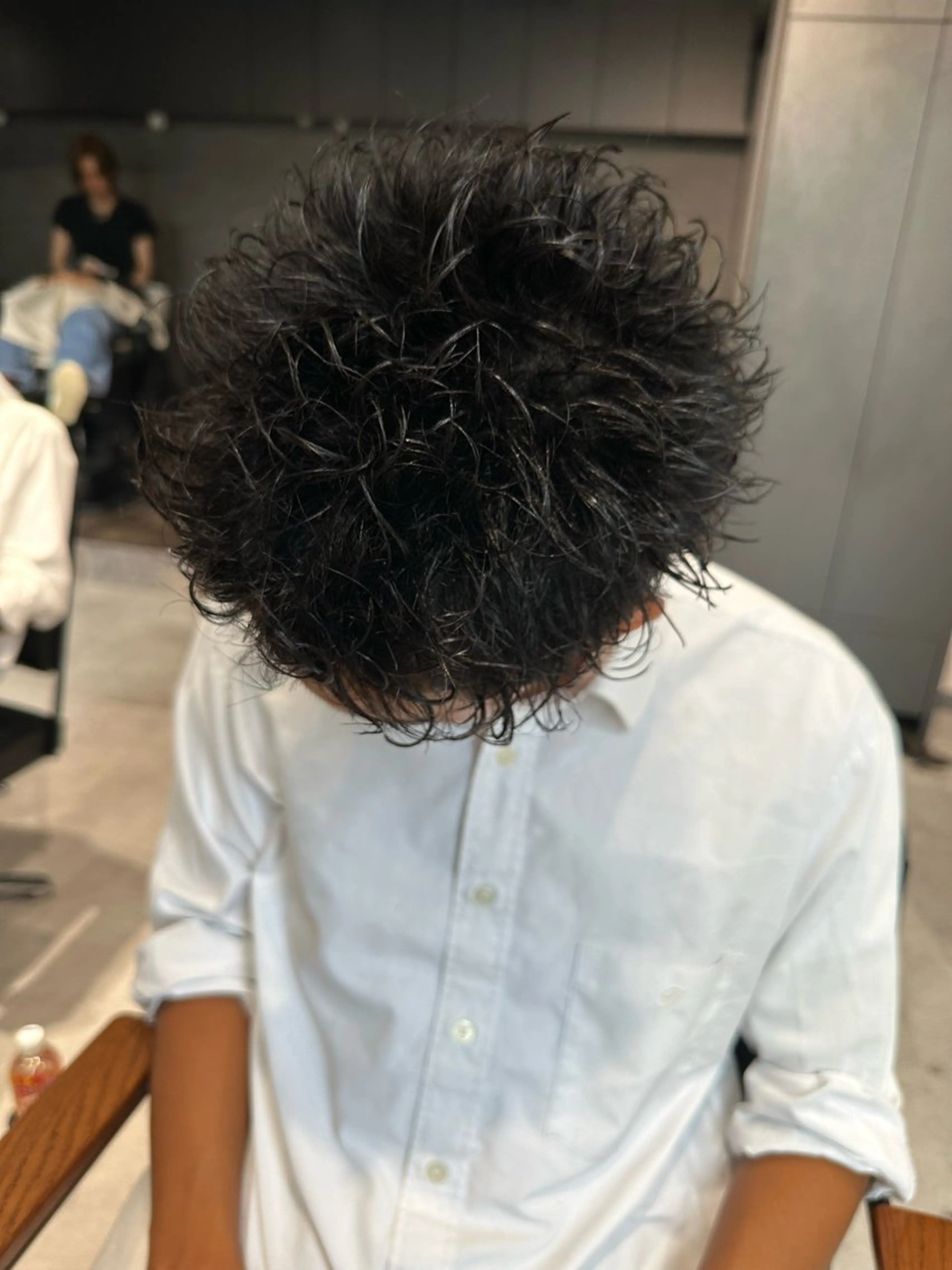 ショート パーマ ヘアアレンジ メンズ メンズヘア静岡 ✂︎Ryuheiのヘアスタイル