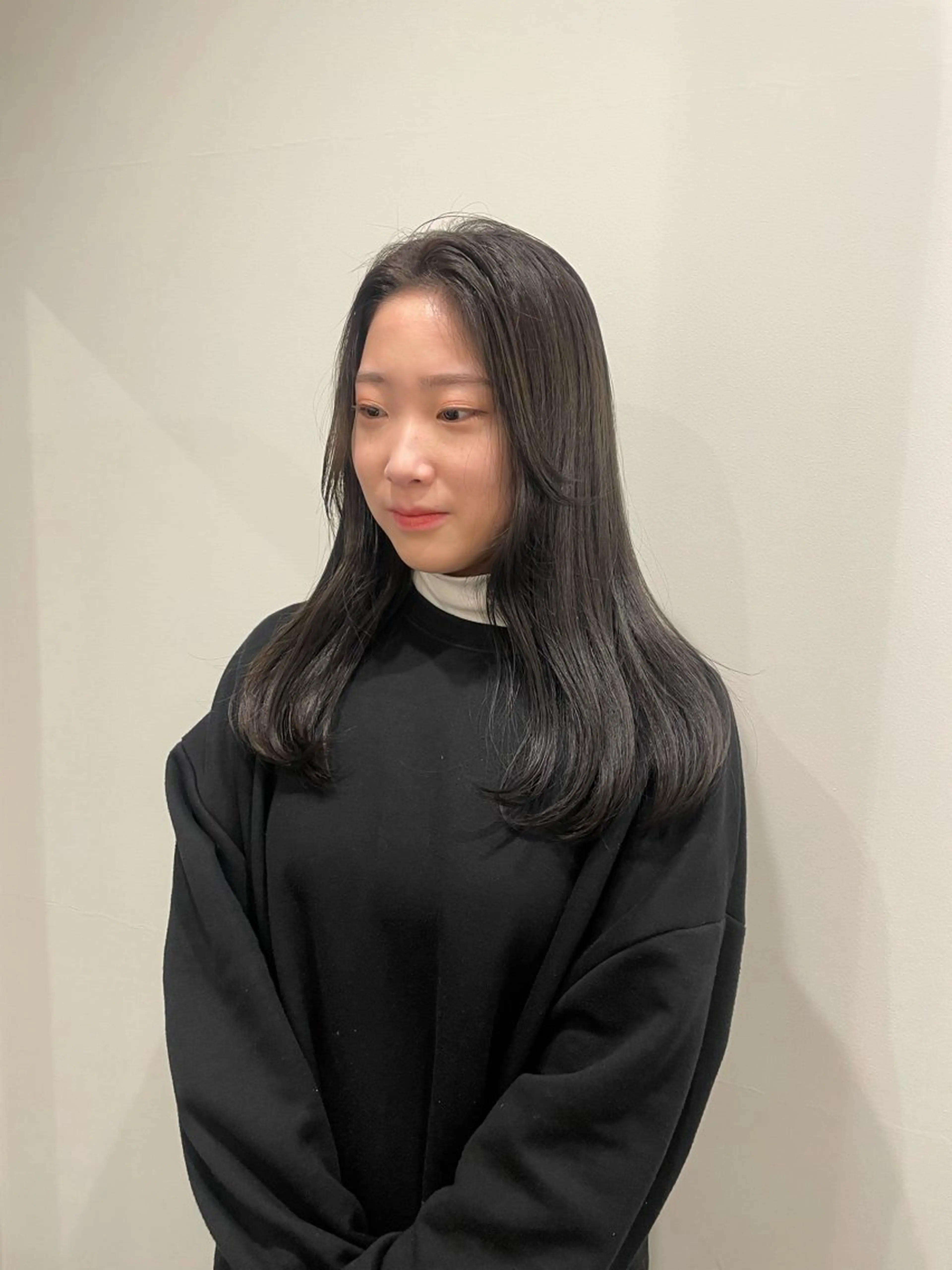 ロング カラー カット ヘアカラー 渋谷 留菜のヘアスタイル