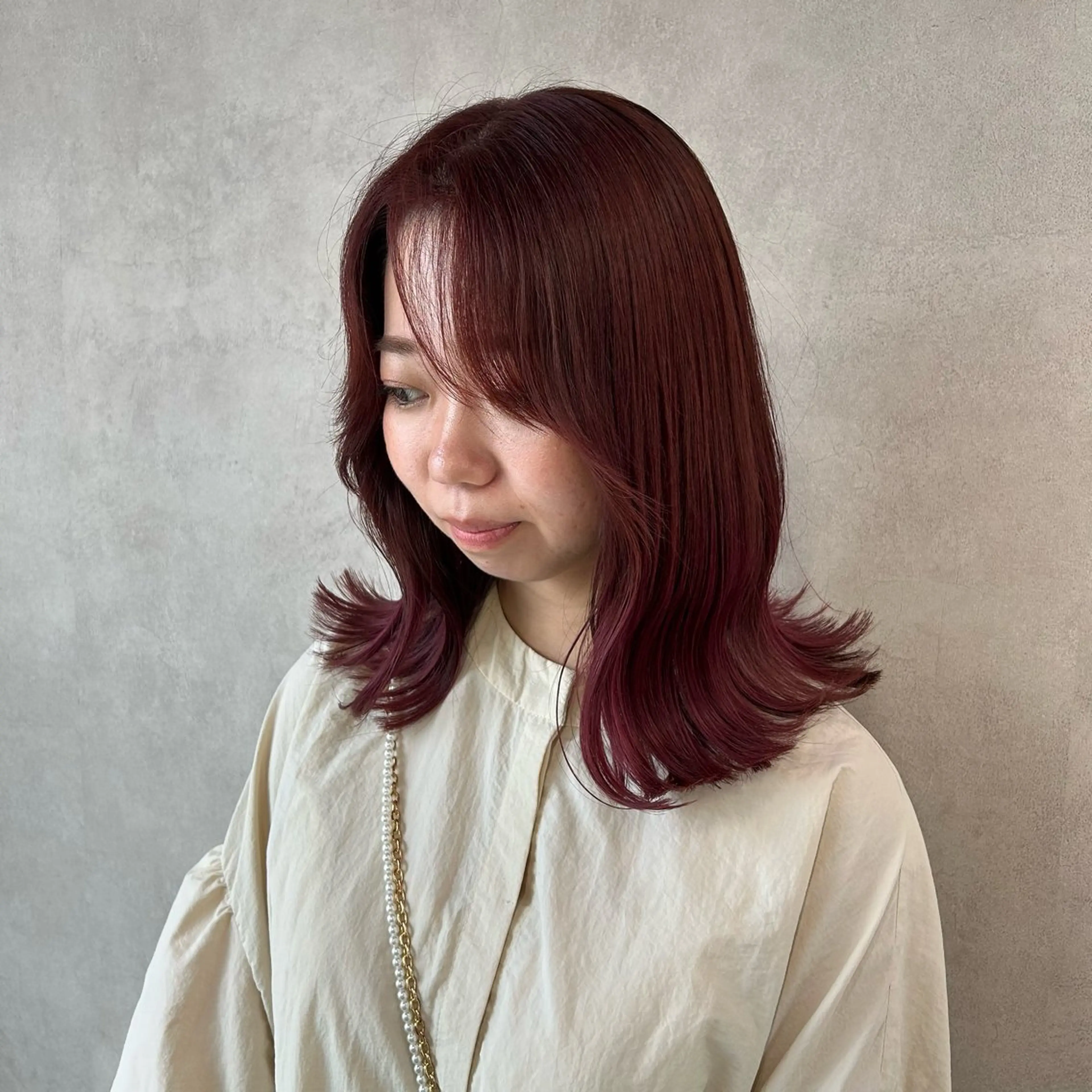 ミディアム カラー ブリーチ グラデーションカラー ピンクカラー 透明感カラー🫧 /有野ひかりのヘアスタイル