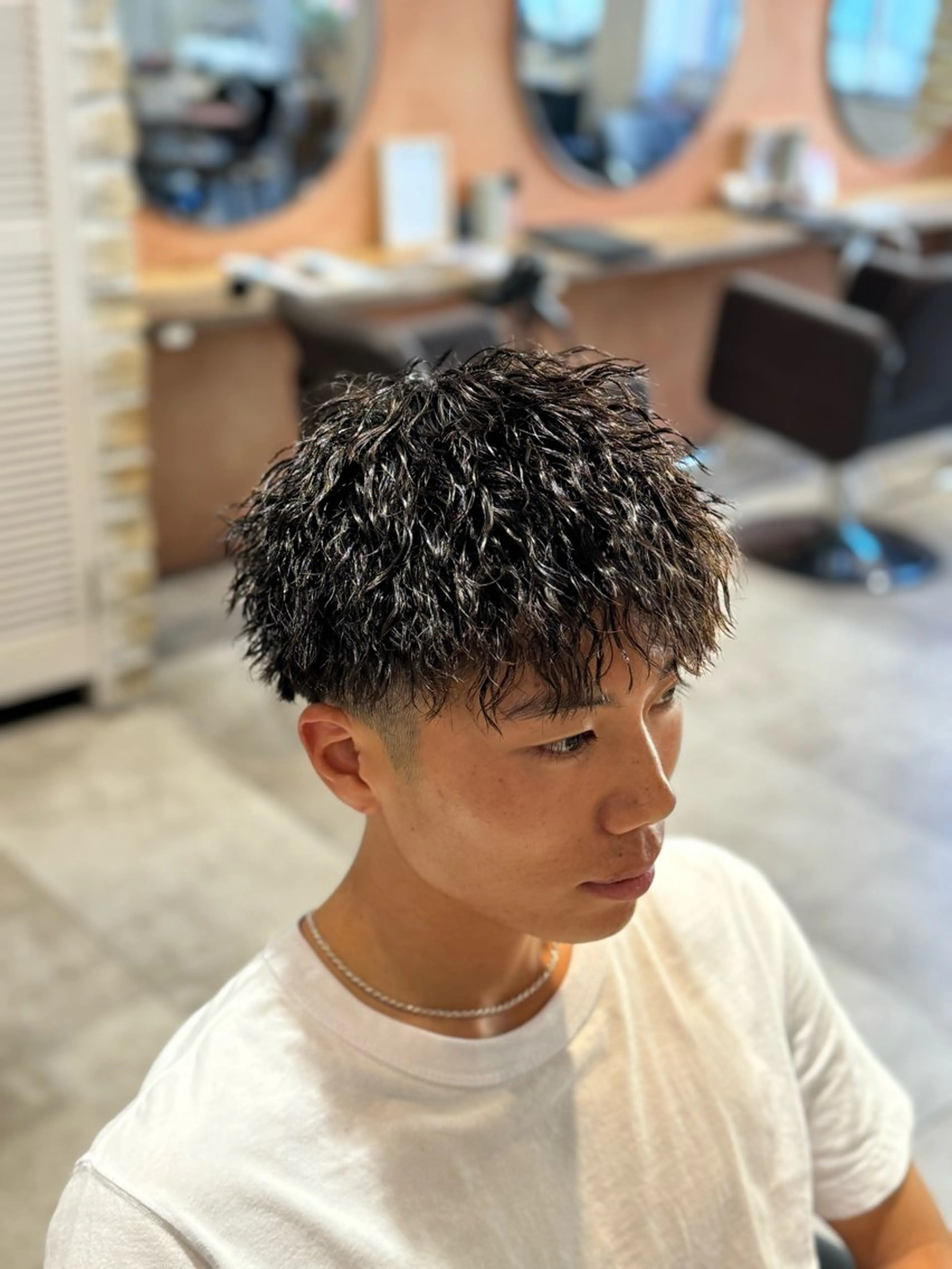 ショート カット パーマ メンズ特化 TAKUYAのヘアスタイル