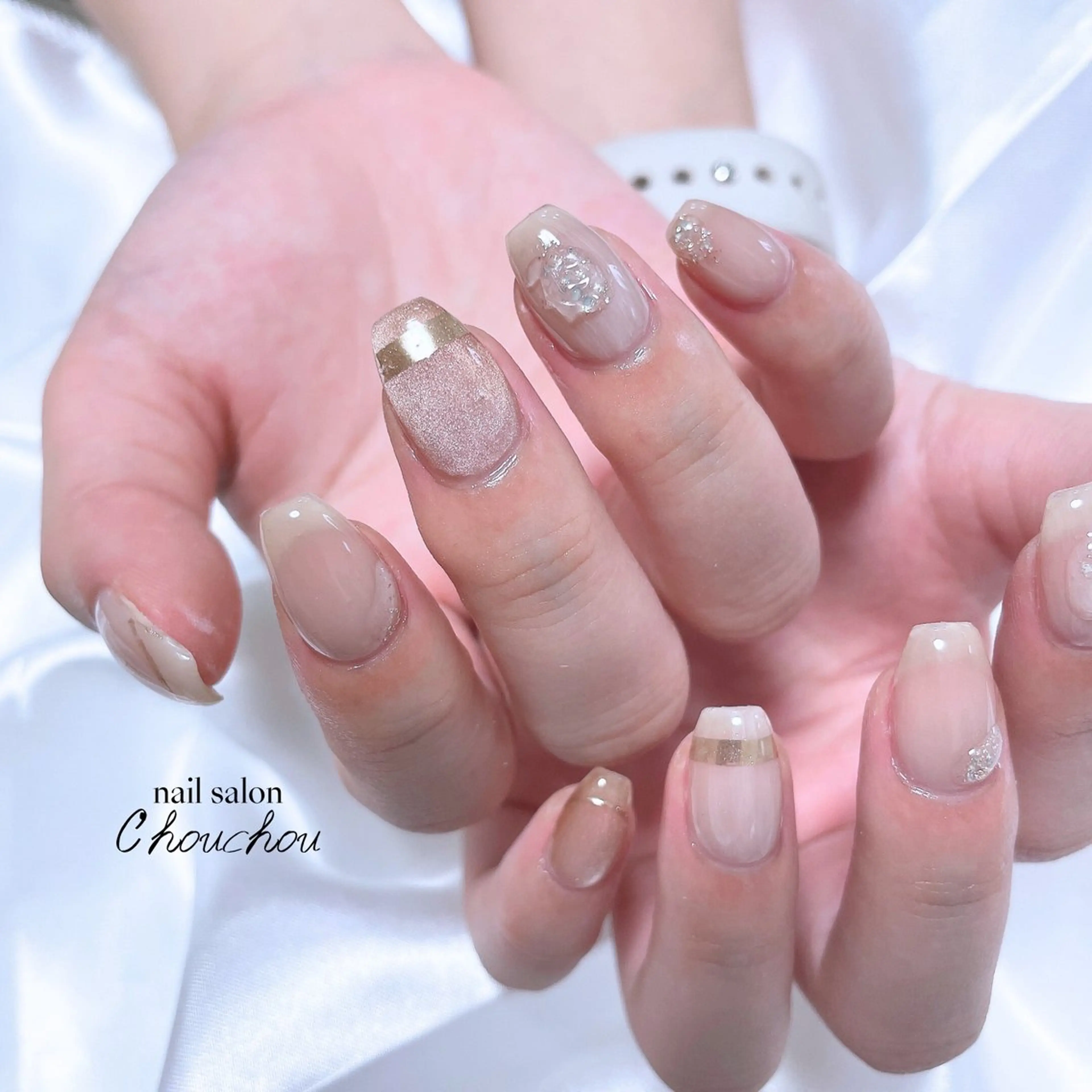 ネイル ニュアンスネイル C'hou chouのネイルデザイン