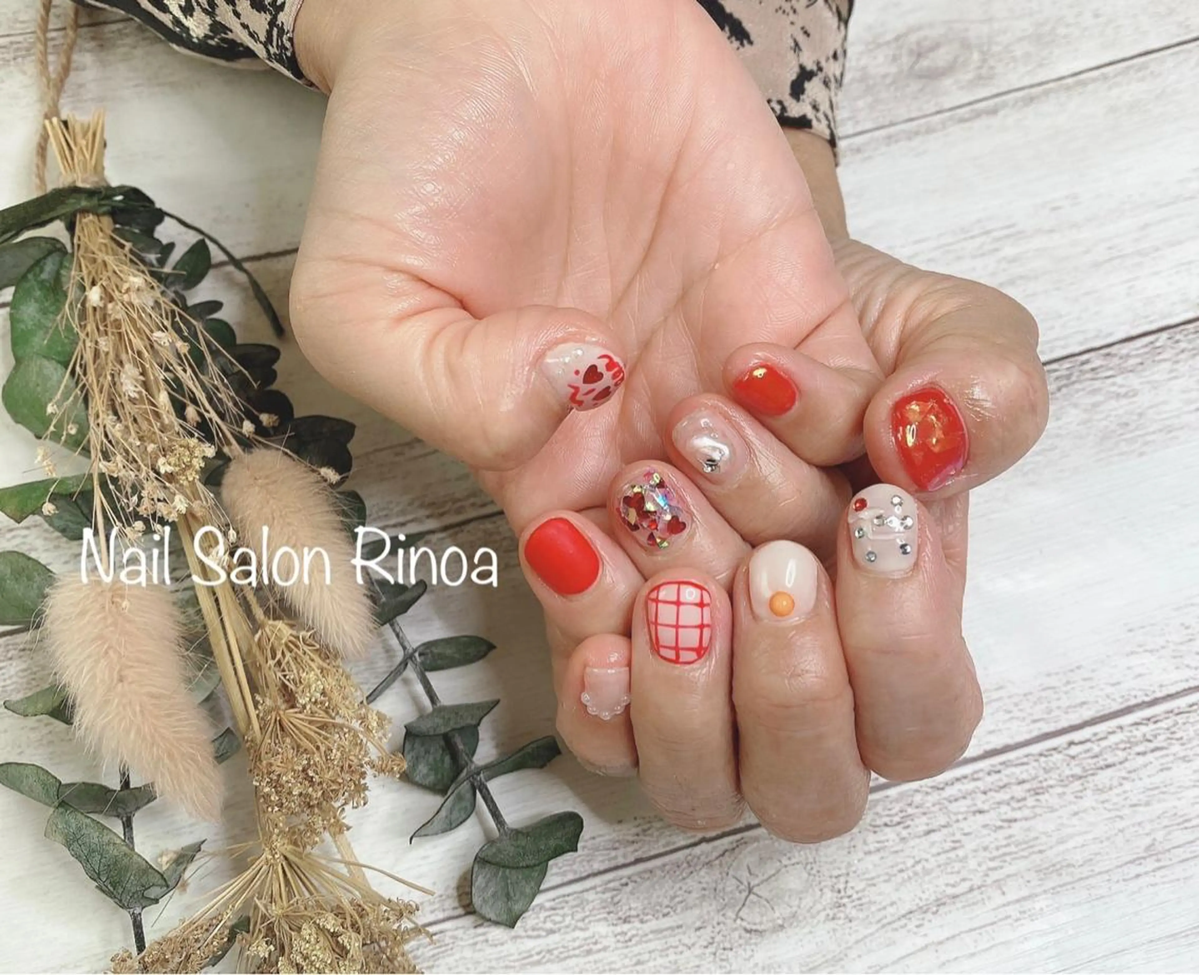 ネイル Nail Salon Rinoaのネイルデザイン