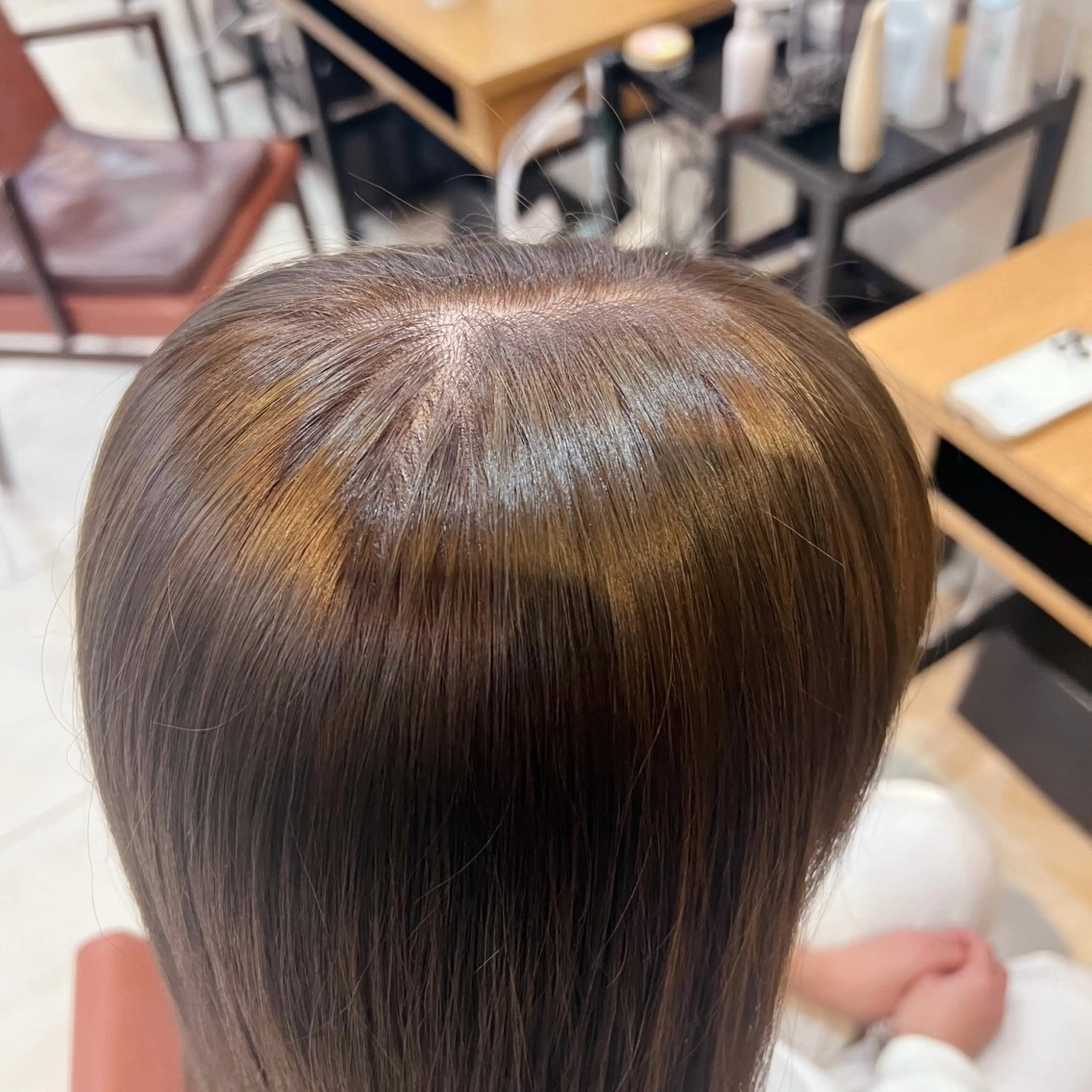 ロング カラー ベージュカラー 透明感カラー オリーブベージュ 艶カラー/透明感 /ヒグチアオイのヘアスタイル