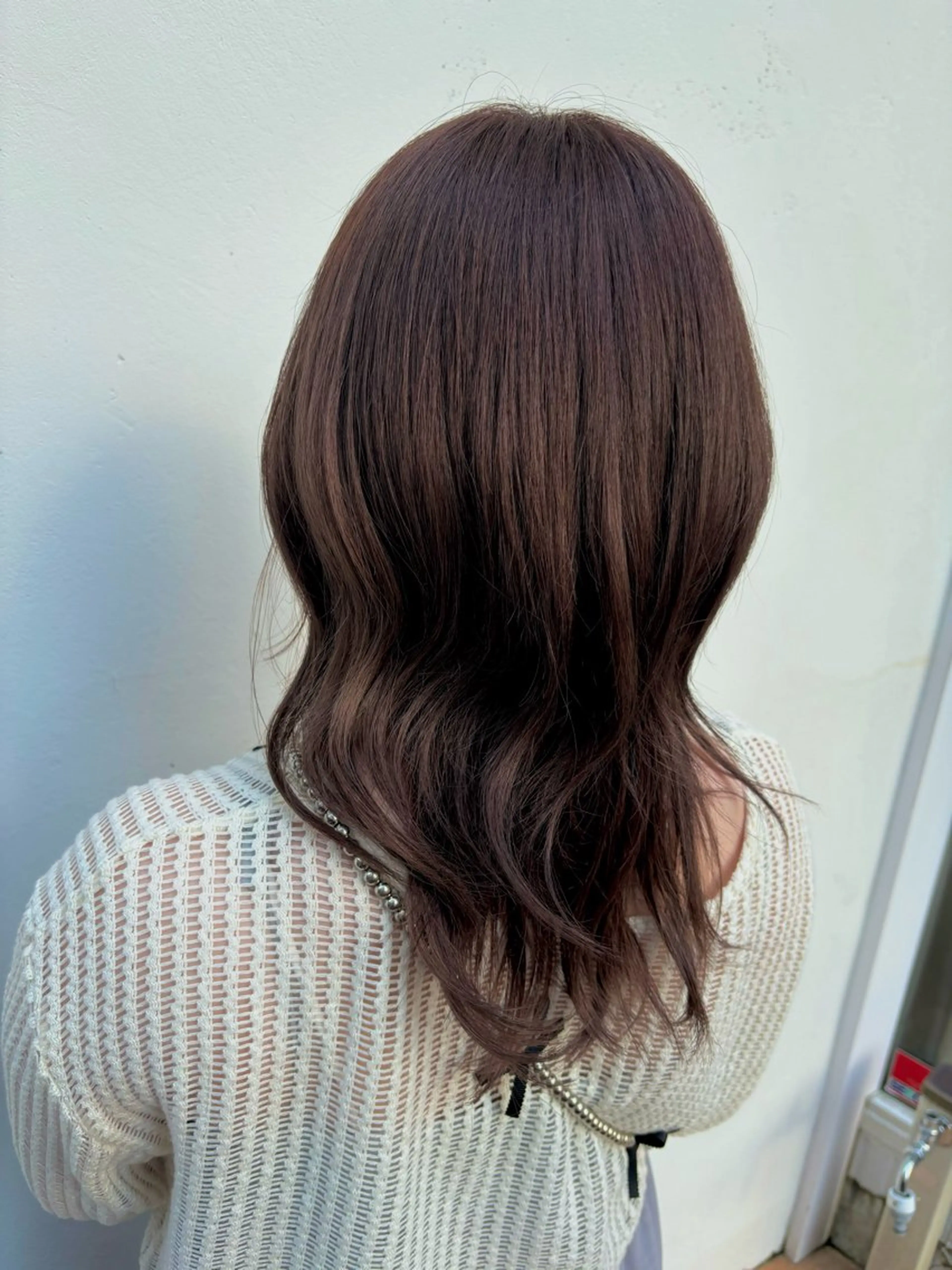 ミディアム カラー カット ヘアカラー トリートメント 似合わせレイヤー / minami ⟡.·のヘアスタイル