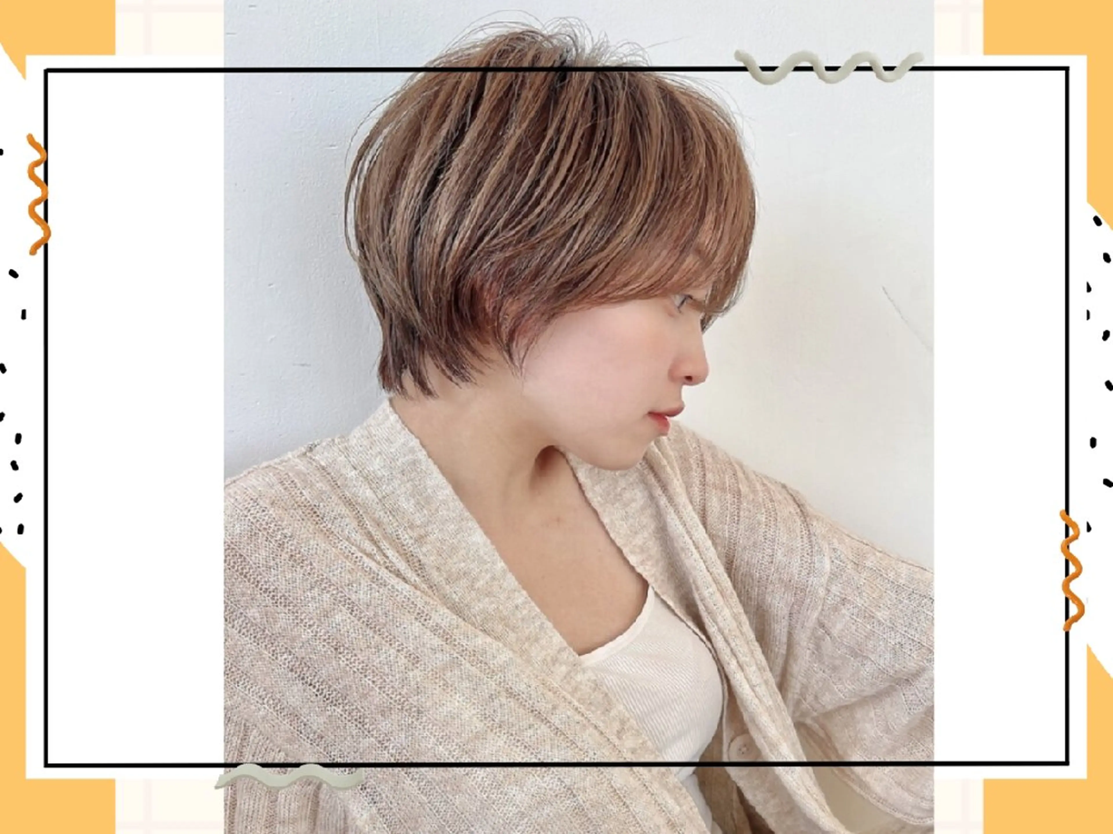 ショート ショートボブ ボブ ショートヘア 髪屋こころ 峯村 衣舞のヘアスタイル