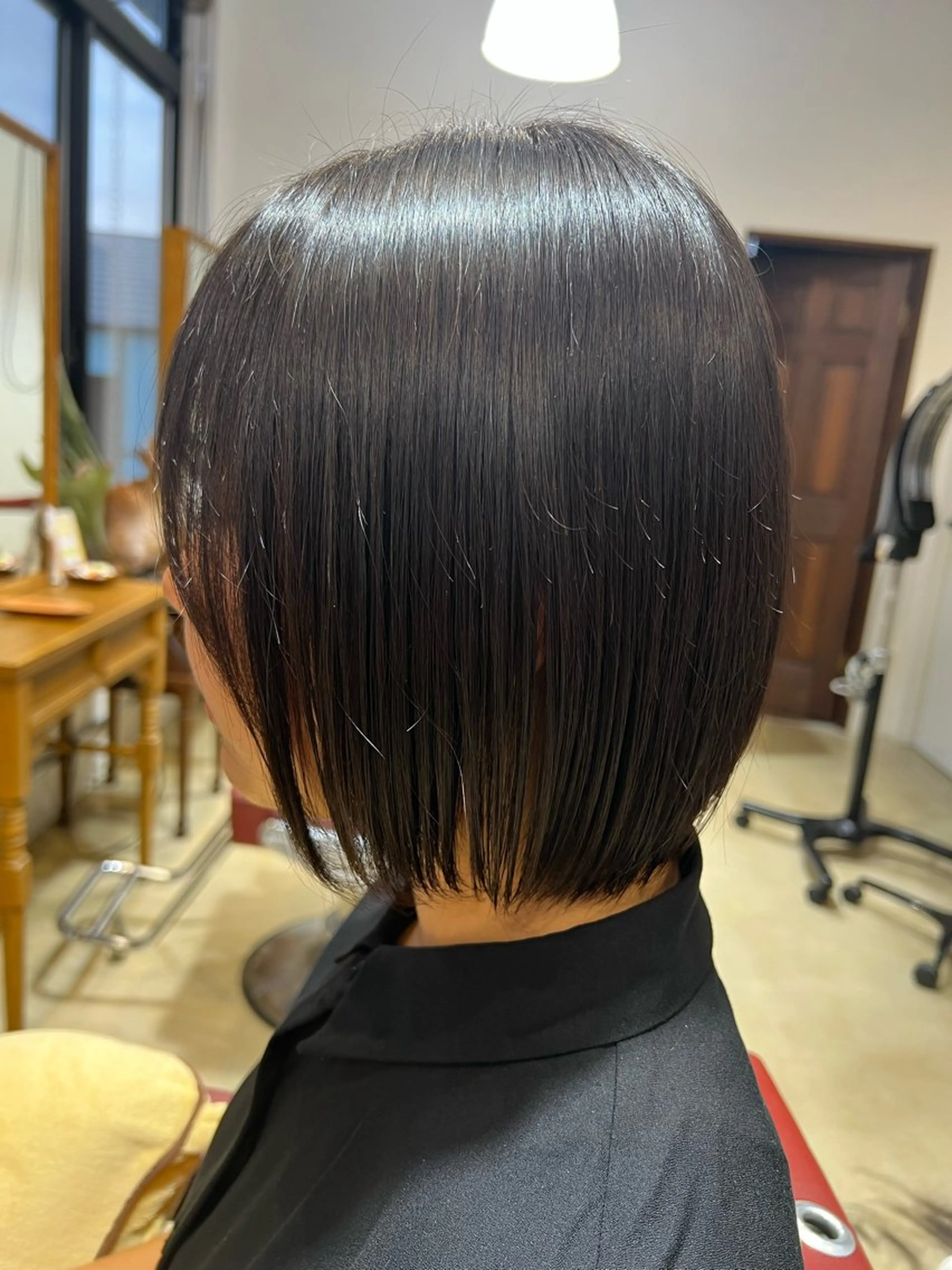 ミディアム ボブ 福島 滉希のヘアスタイル