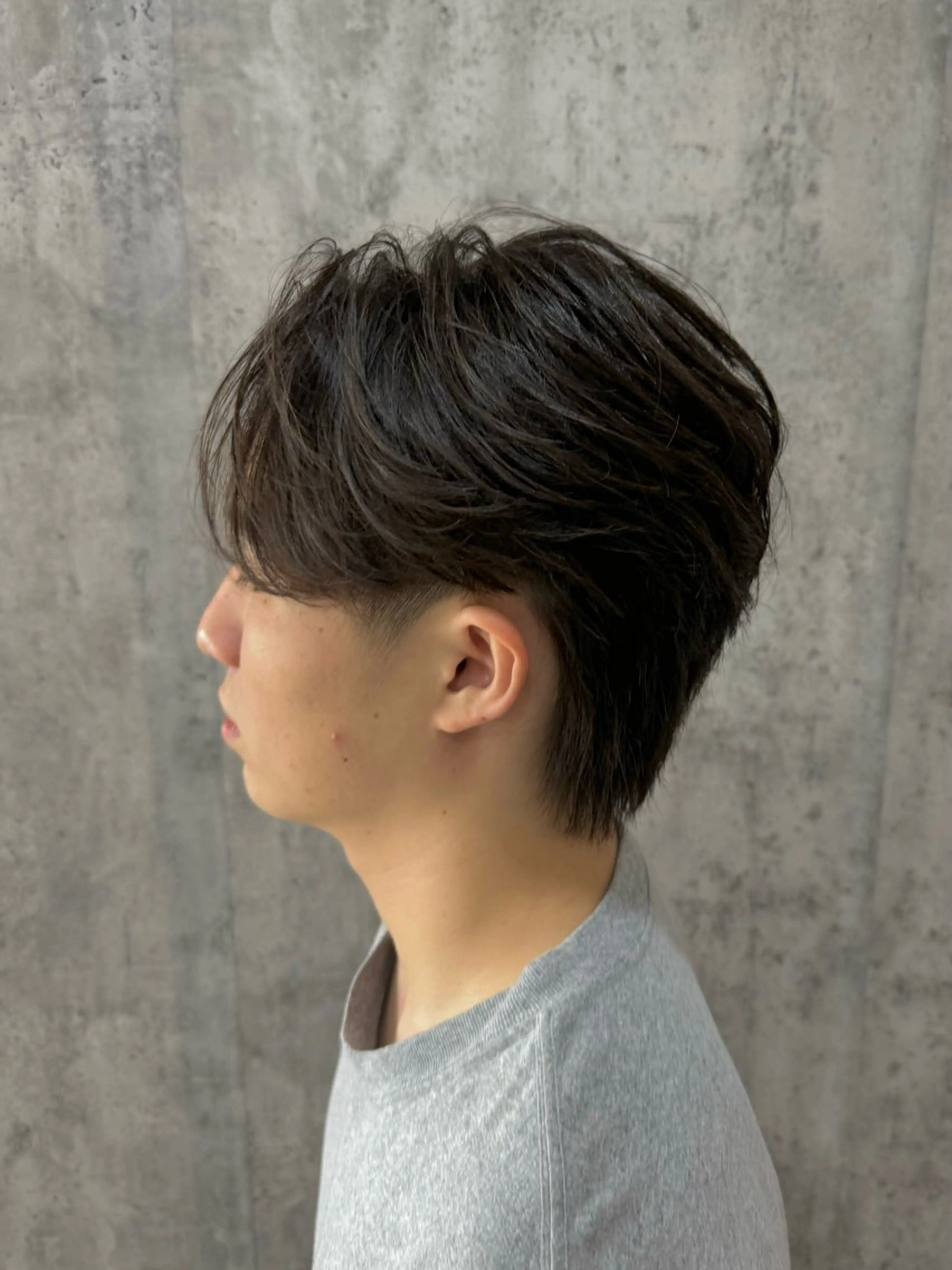 メンズ 髪質改善×白髪ぼかし 美容師✂️武澤龍賀のヘアスタイル