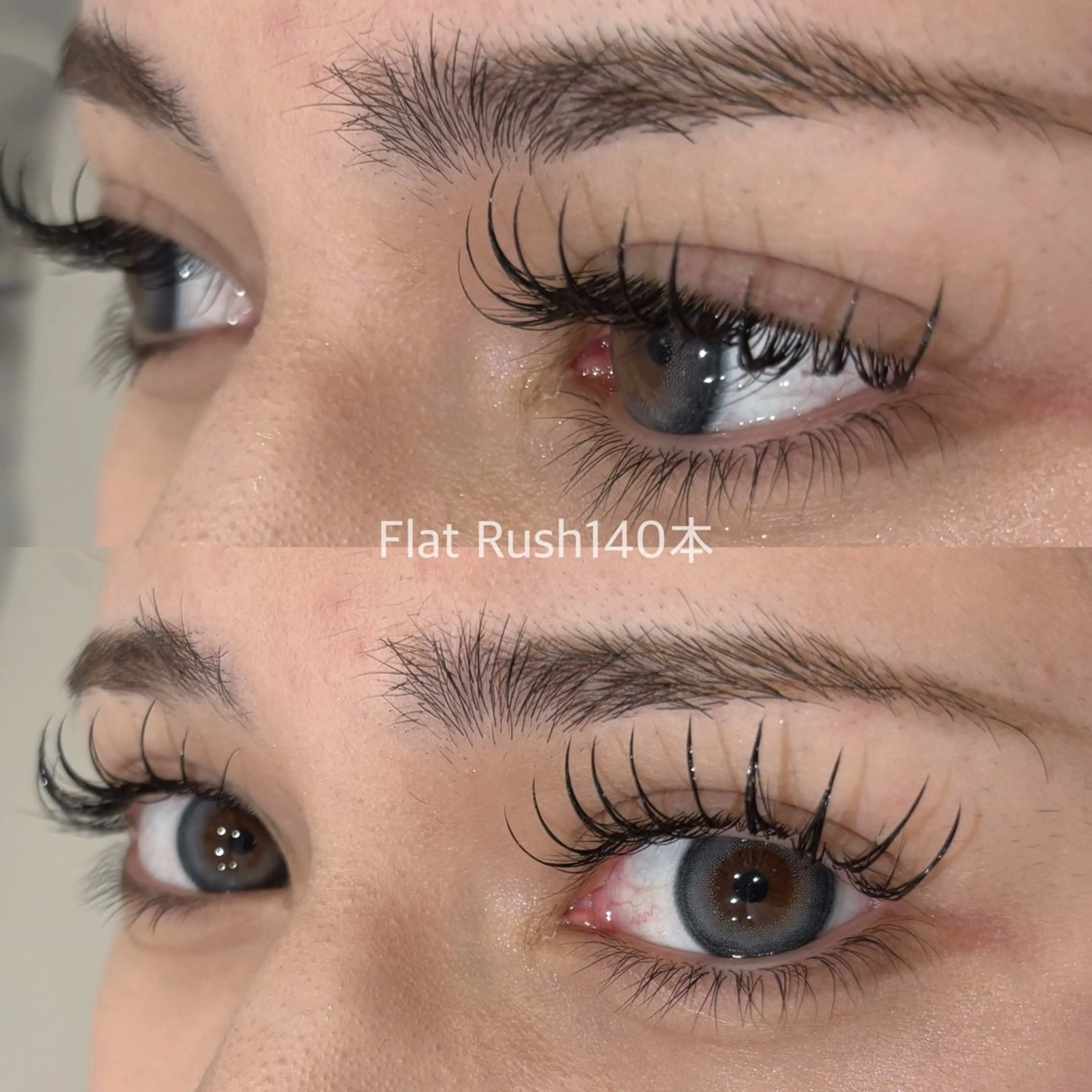 マツエク・マツパ Dカール フラットラッシュ 平塚 那海のマツエク・マツパデザイン