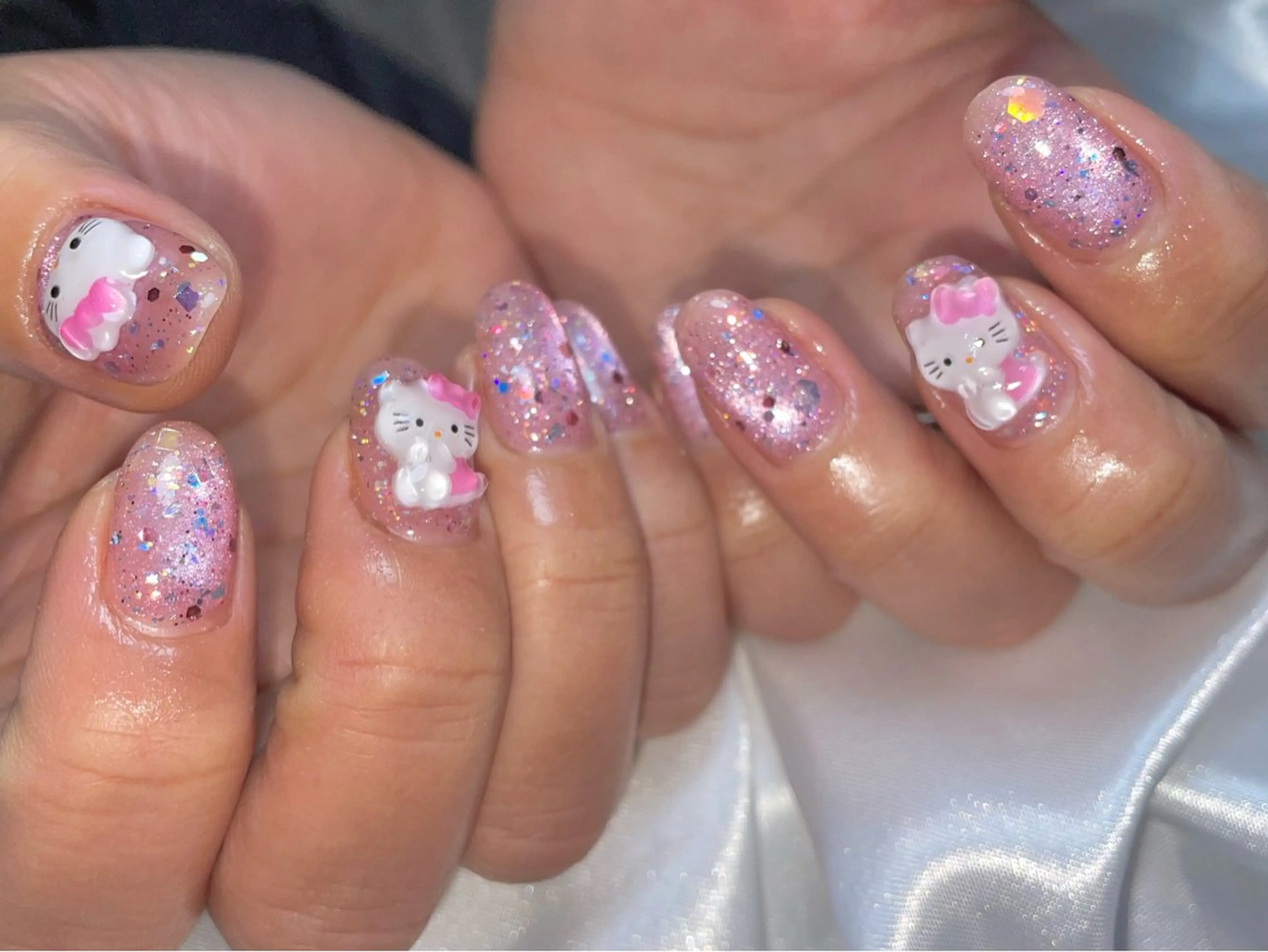 ネイル ラメ(グリッター) ハンドネイル alma (アルマ)のネイルデザイン