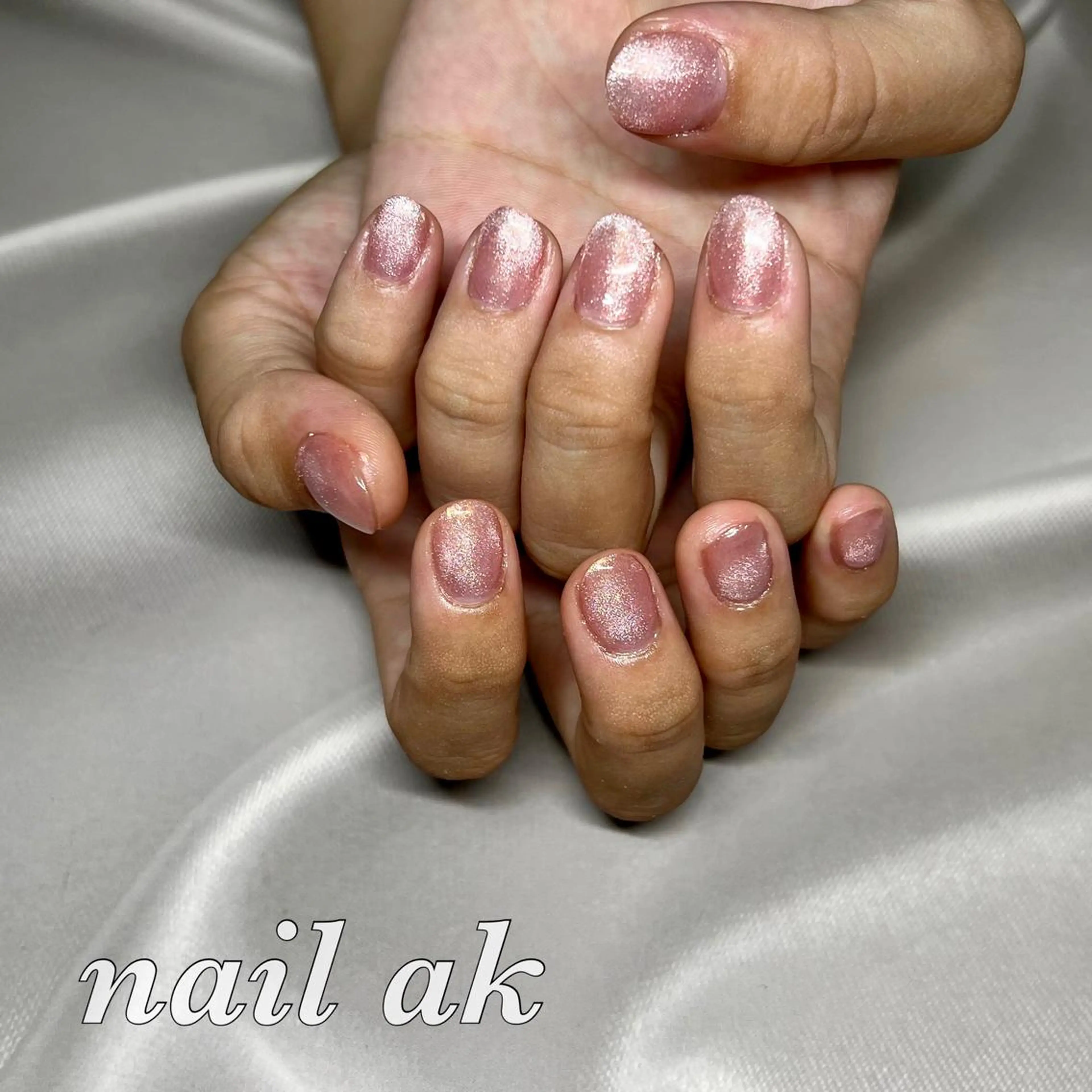 ネイル マグネットネイル ハンドネイル ak nail .のネイルデザイン