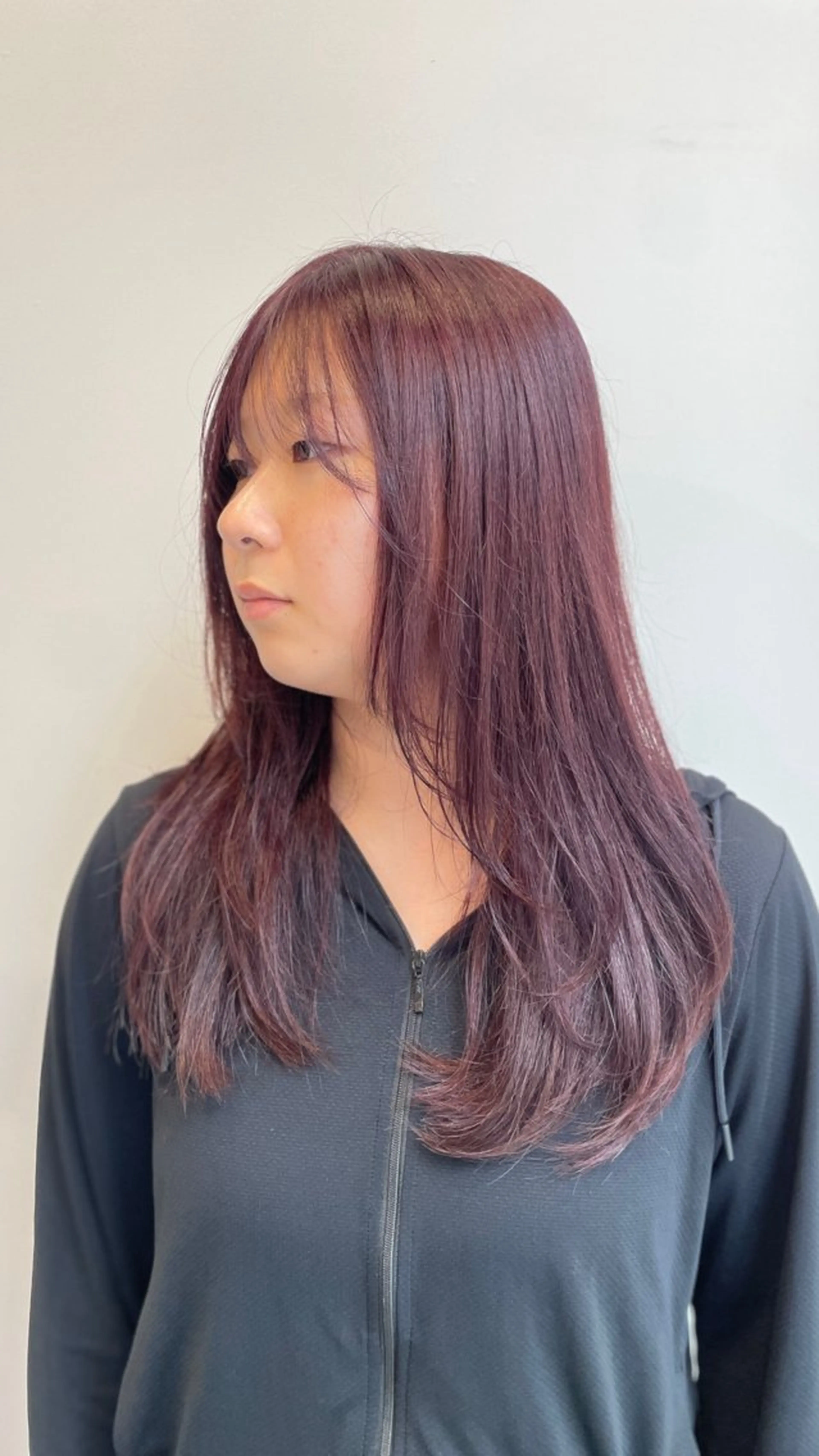 ロング カラー カット ヘアカラー ナチュラルカラー 児玉優香のヘアスタイル