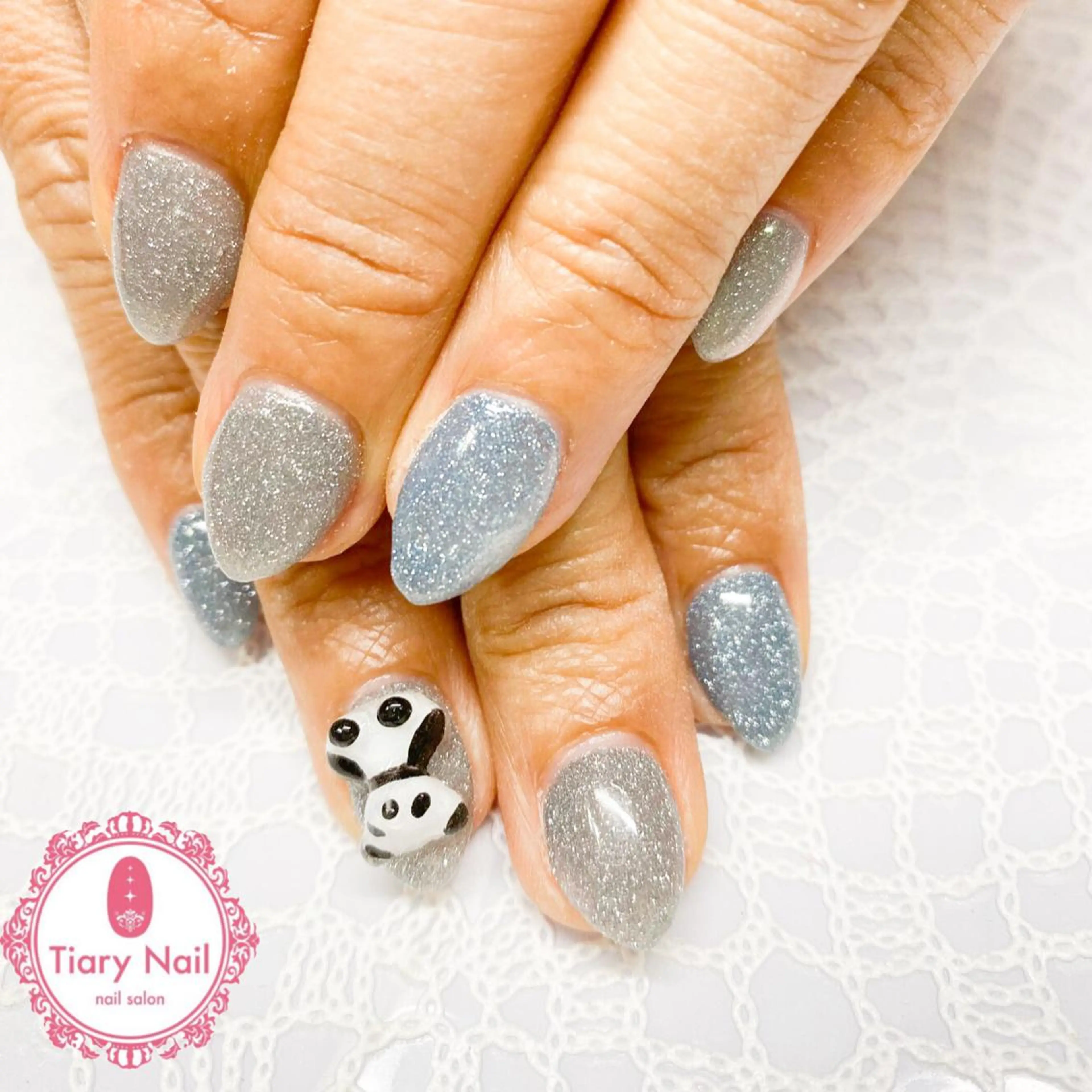 ネイル tiarynail K K🐼のネイルデザイン