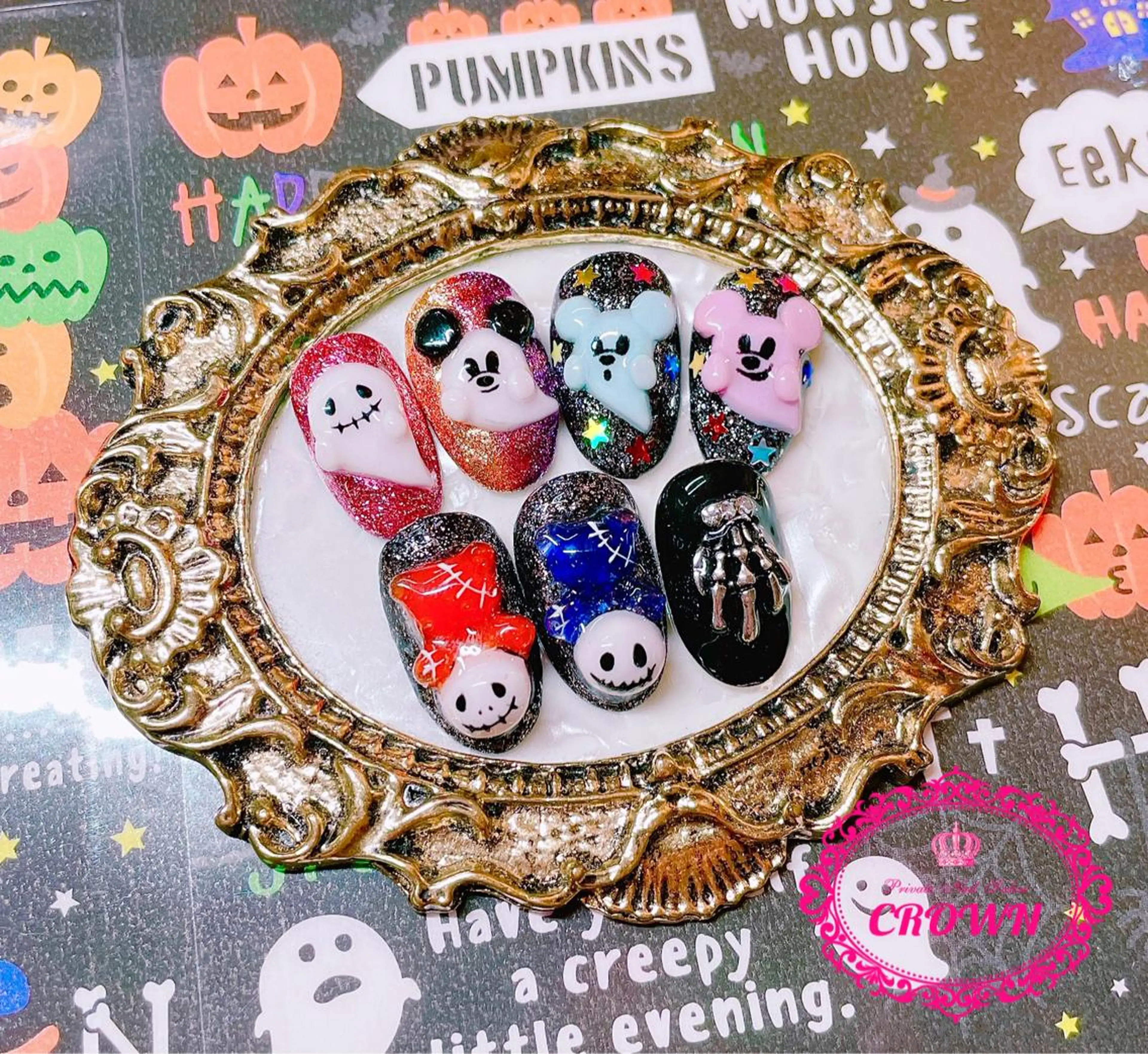 ネイル CROWN プライベートサロンのネイルデザイン