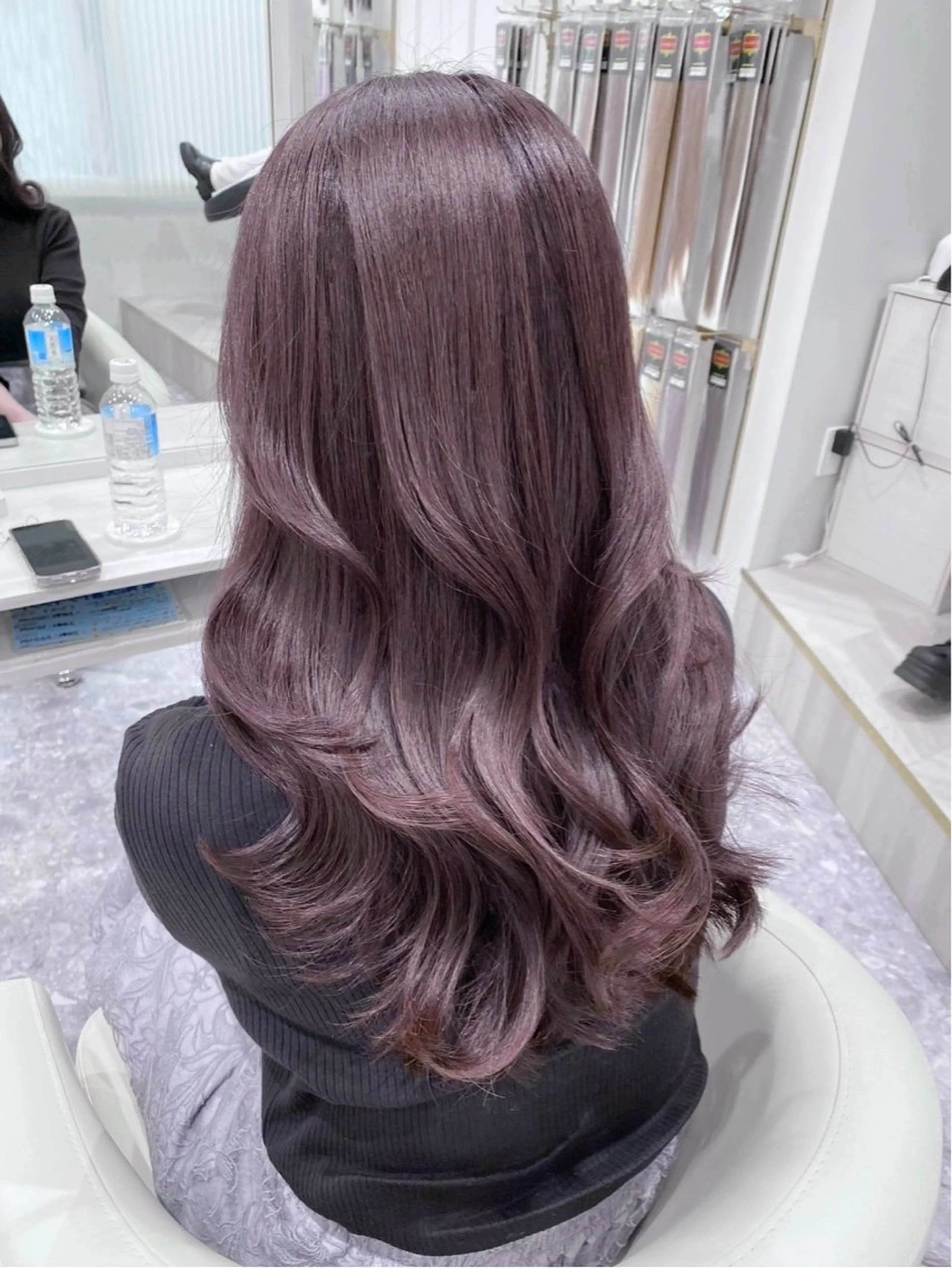 ロング ヘアカラー navi 武田葵のヘアスタイル