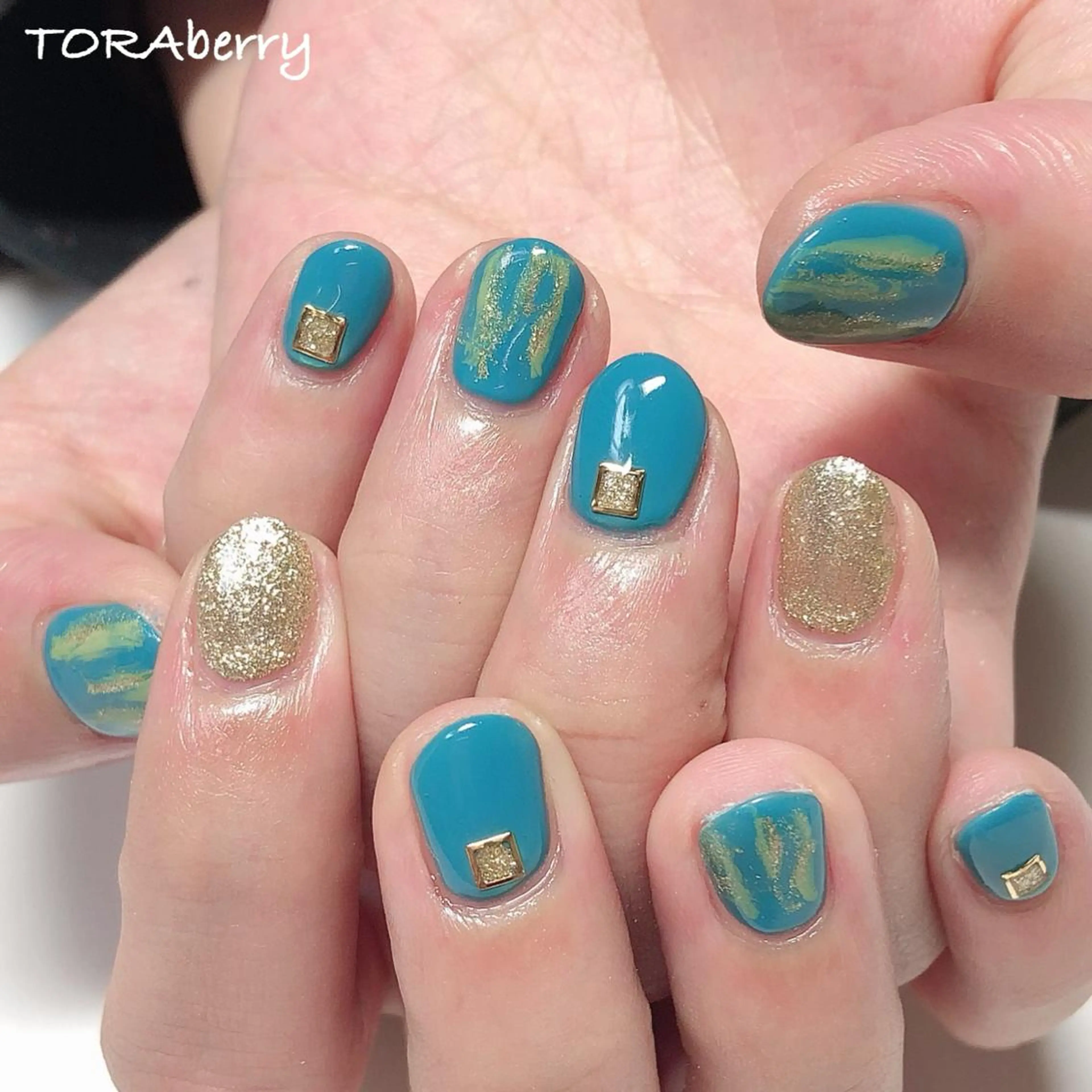 ネイル ショートネイル ハンドネイル ネイリスト なつみのネイルデザイン