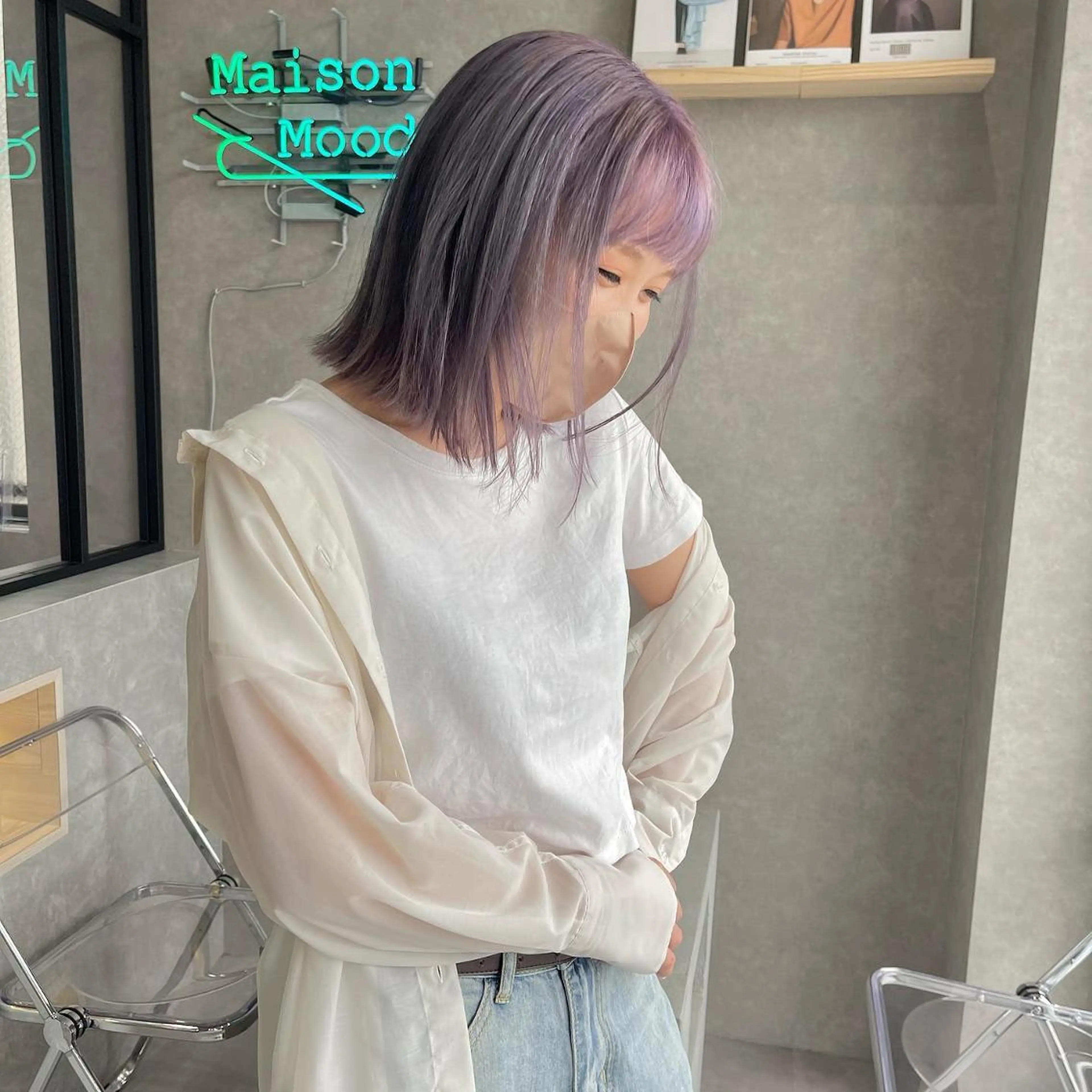 ミディアム 一ノ瀬 暁のヘアスタイル
