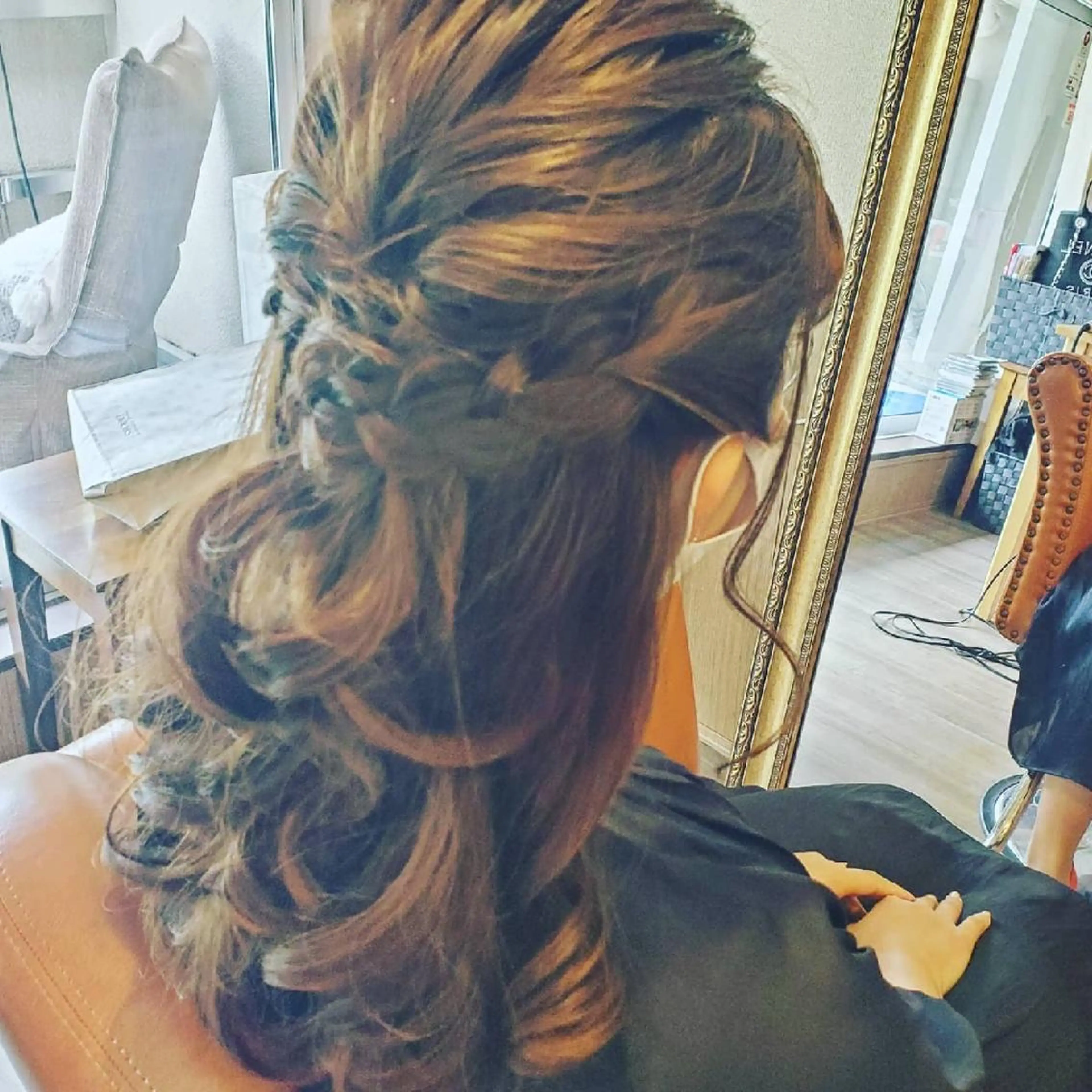 ロング 外国人風カラー トリートメント 酸熱トリートメント ヘアセット spa hair  ark 富井直美のヘアスタイル