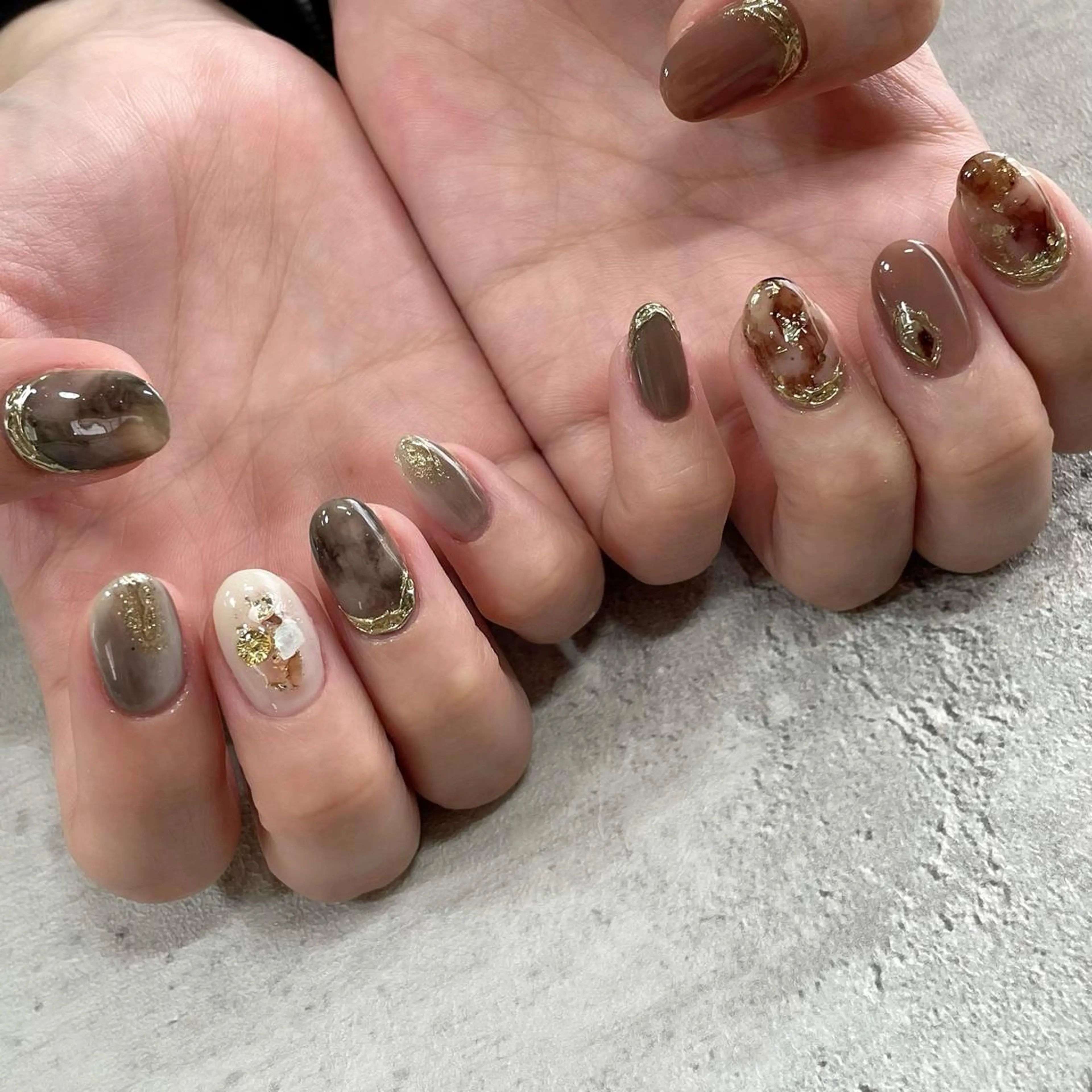 ネイル ジェルネイル 東 千夏のネイルデザイン