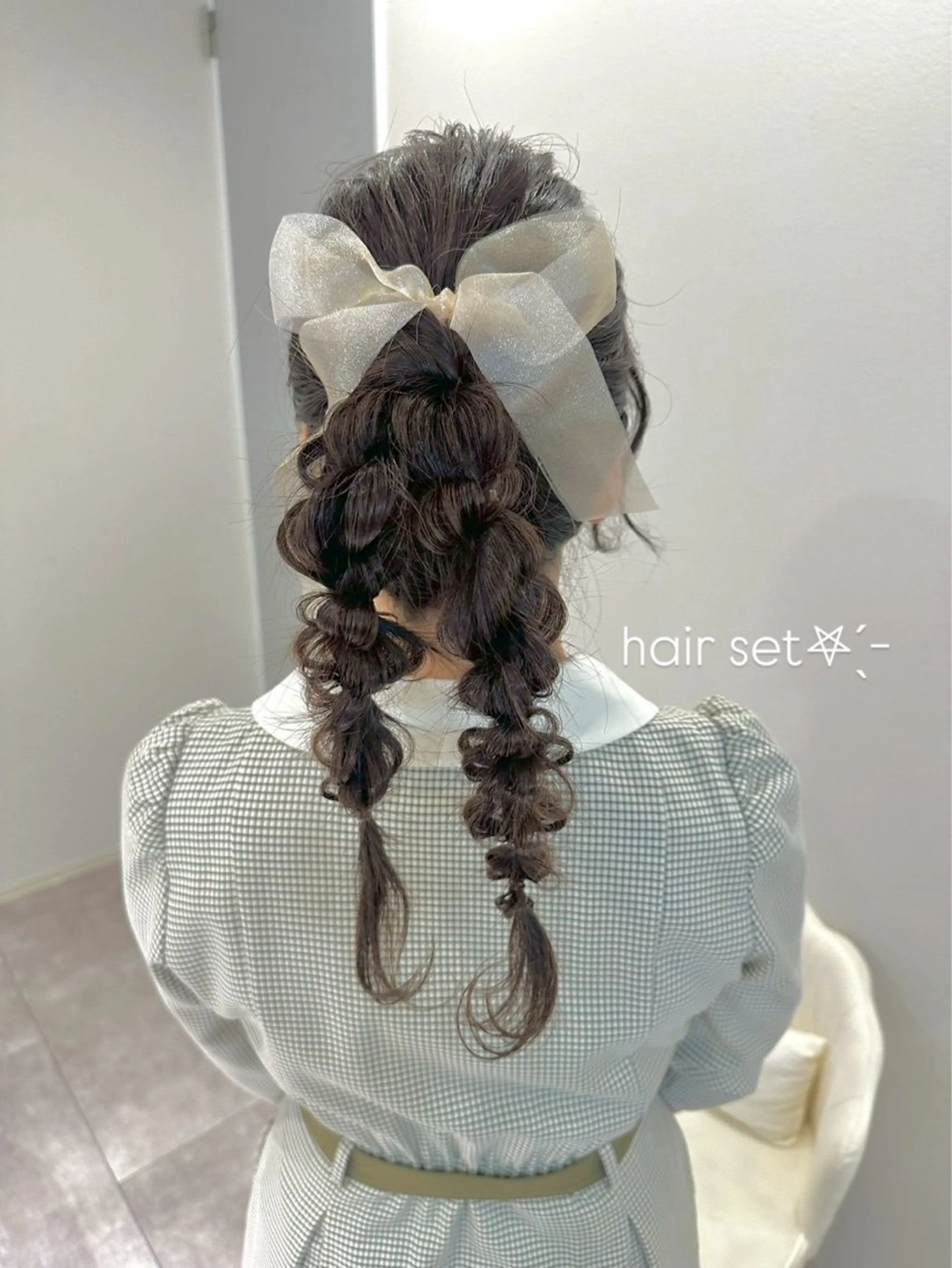 ヘアアレンジ ポニーテール ヘアセット I'sland【アイランド】所属・NAKAHARA TSUKUSHIのヘアスタイル