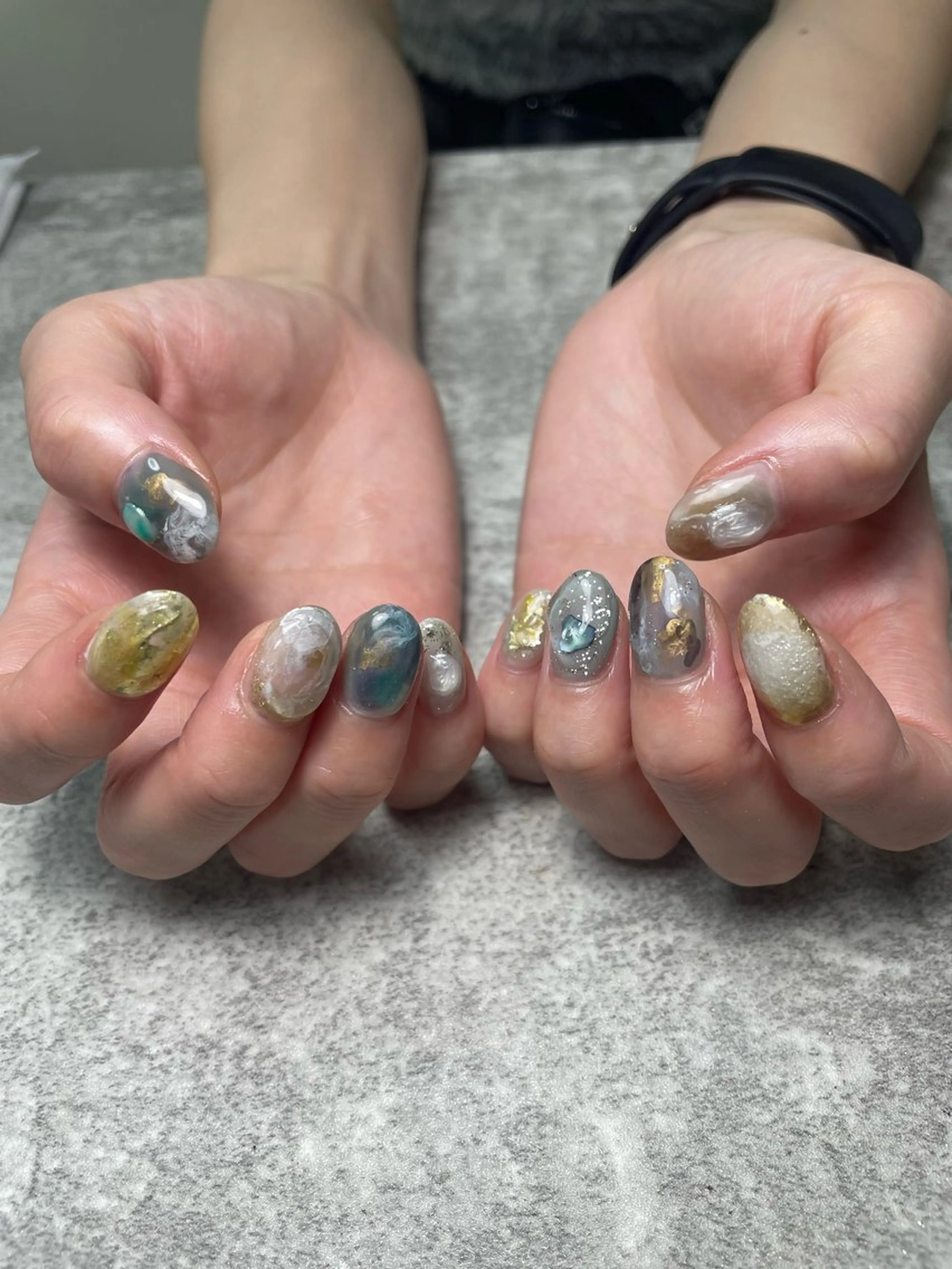 ネイル アートネイル 持ち込み RISA joie nailのネイルデザイン