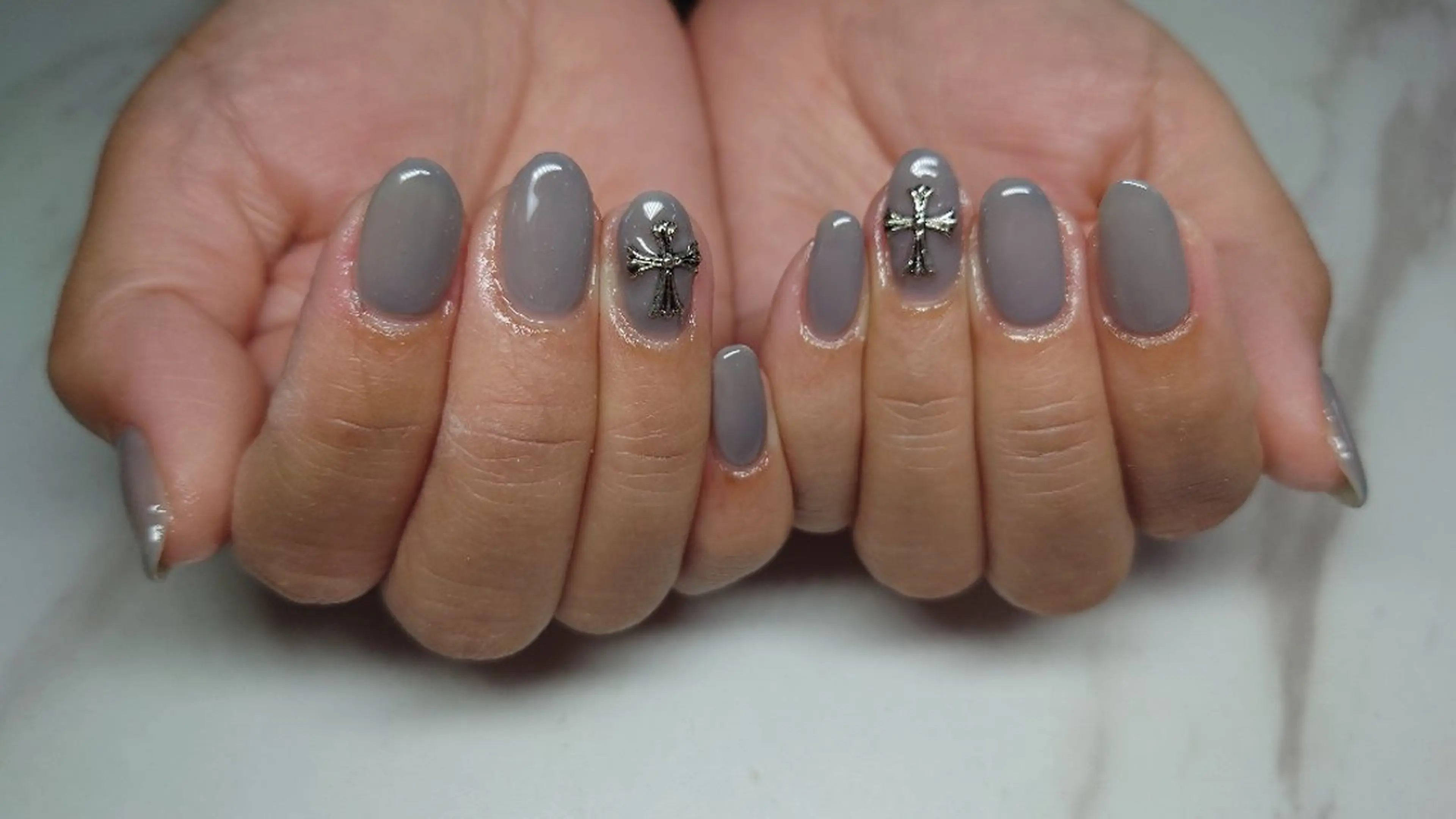 ネイル 長さ出し 氷ネイル・うるうるネイル 持ち込み ハンドネイル Nailsalon AMAのネイルデザイン