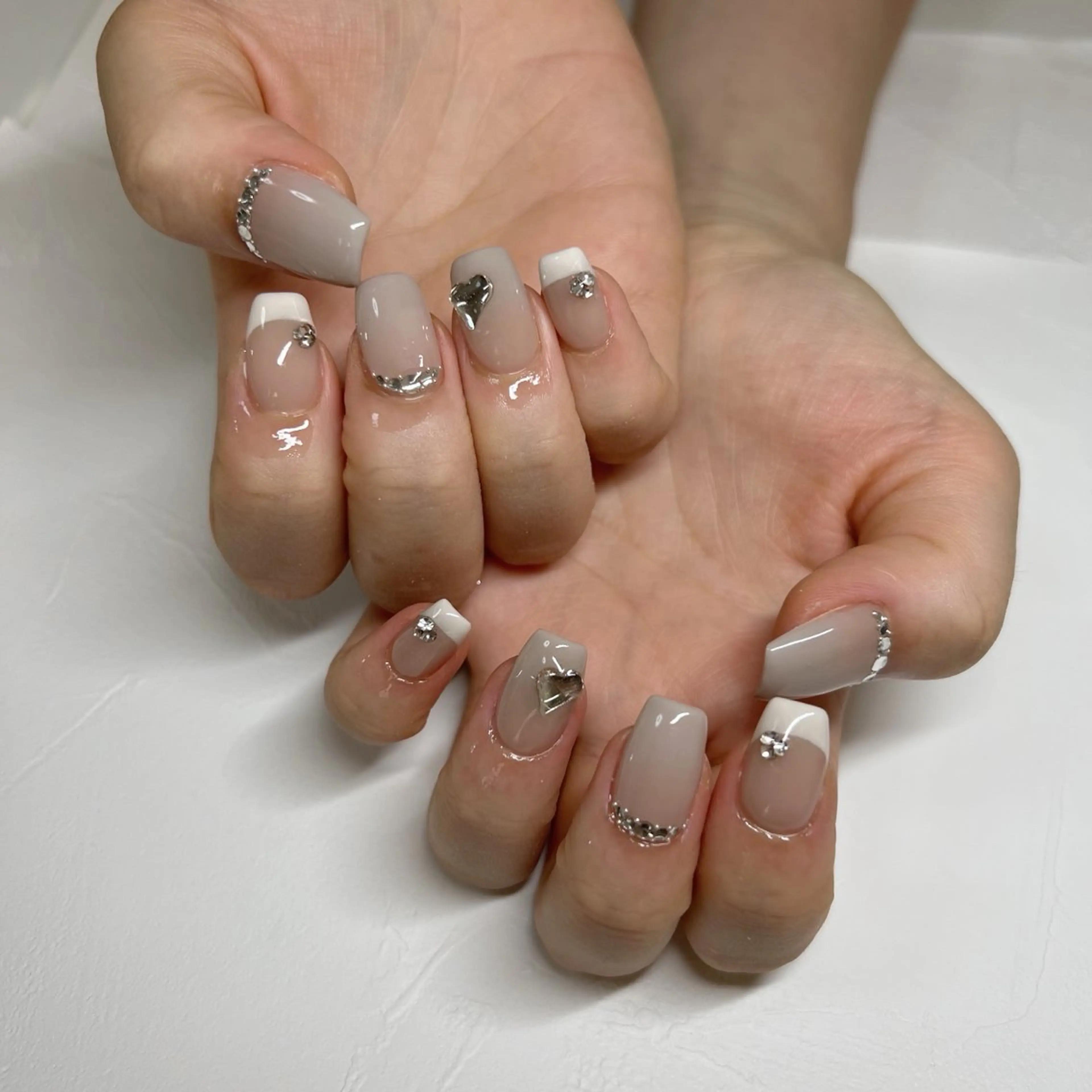 ネイル フレンチネイル ハンドネイル 川端 京香のネイルデザイン