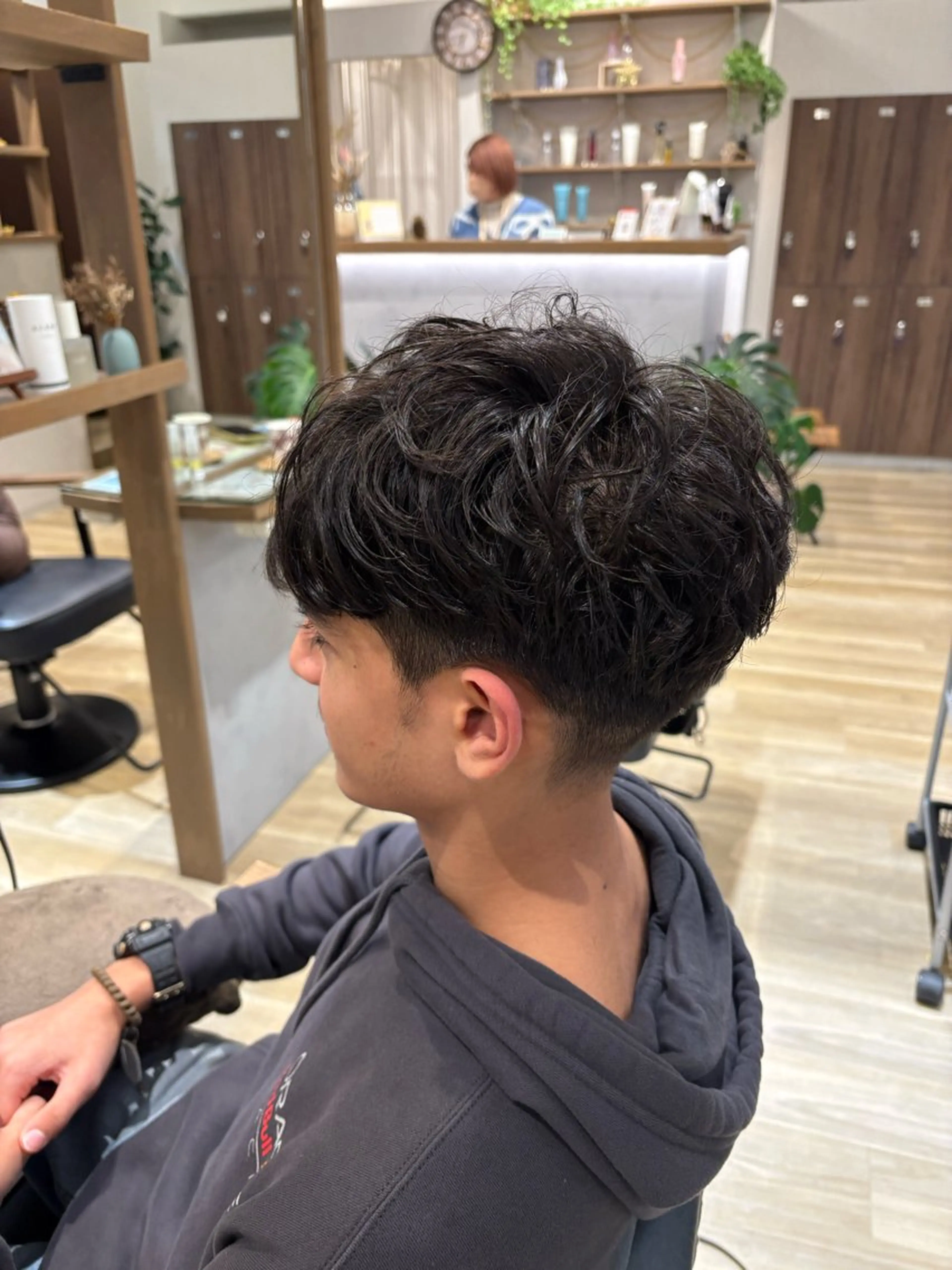 ショート パーマ カット パーマ ヘッドスパ 韓国風ヘア🤍/頭皮 ケア🫧　Chikaのヘアスタイル