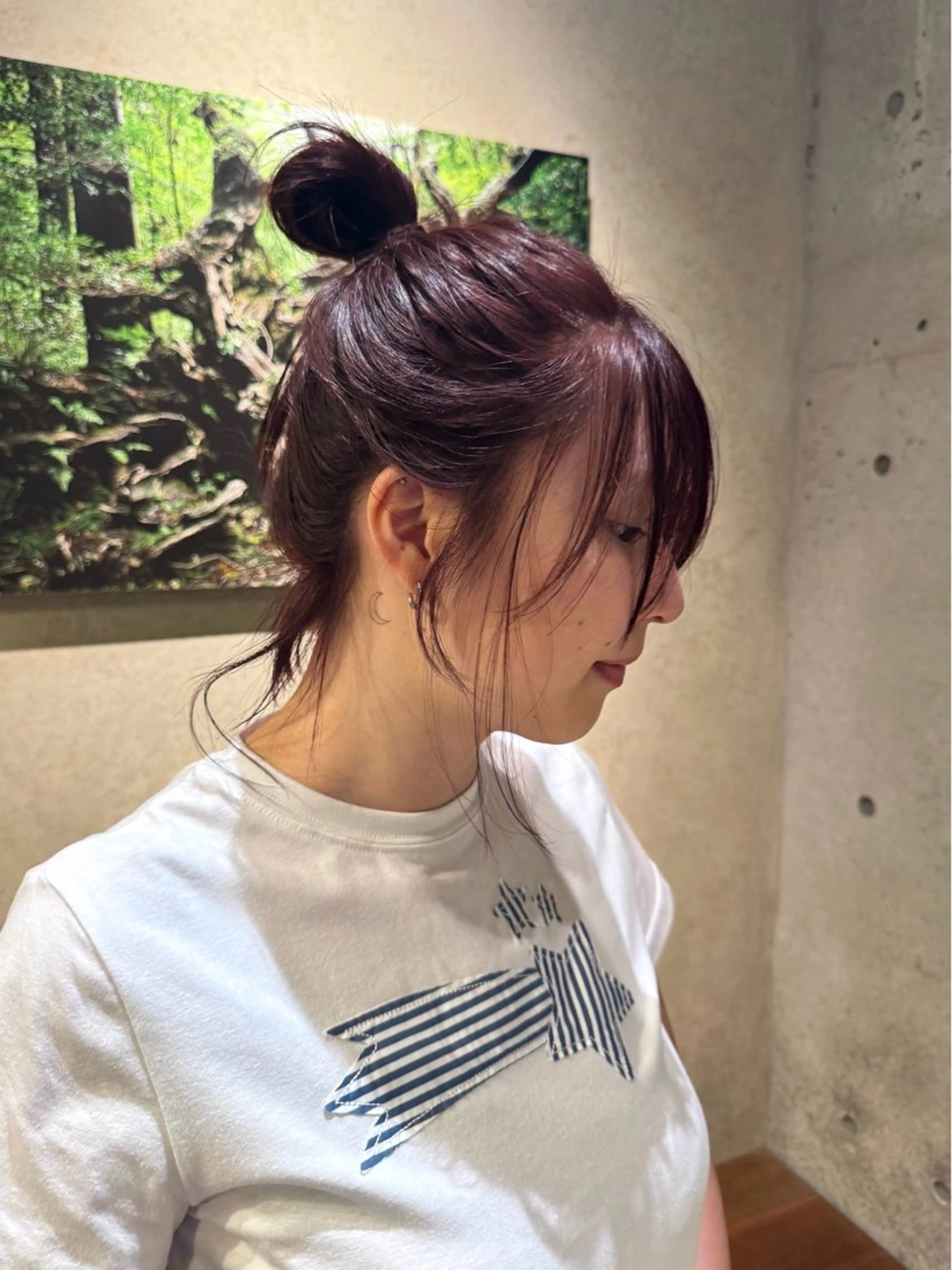 カラー RESSUAL くるみのヘアスタイル