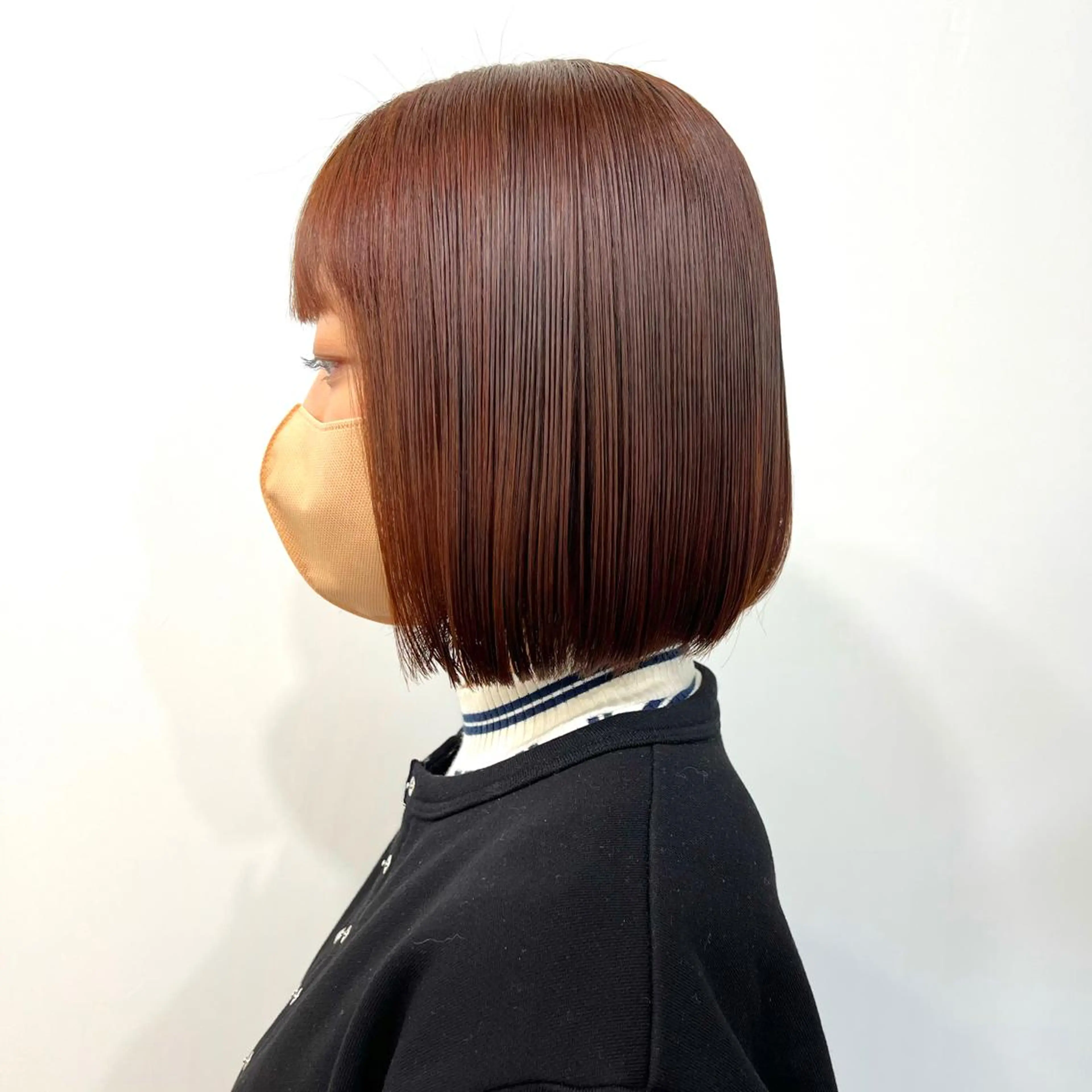 ミディアム カラー パーマ ヘアアレンジ メンズ キッズ マツエク・マツパ アイブロウ ポニーテール 結婚式・ブライダル 子どものヘアアレンジ メンズ韓国風 眉カラー HIROKO / 透明感暖色カラー🎀のヘアスタイル