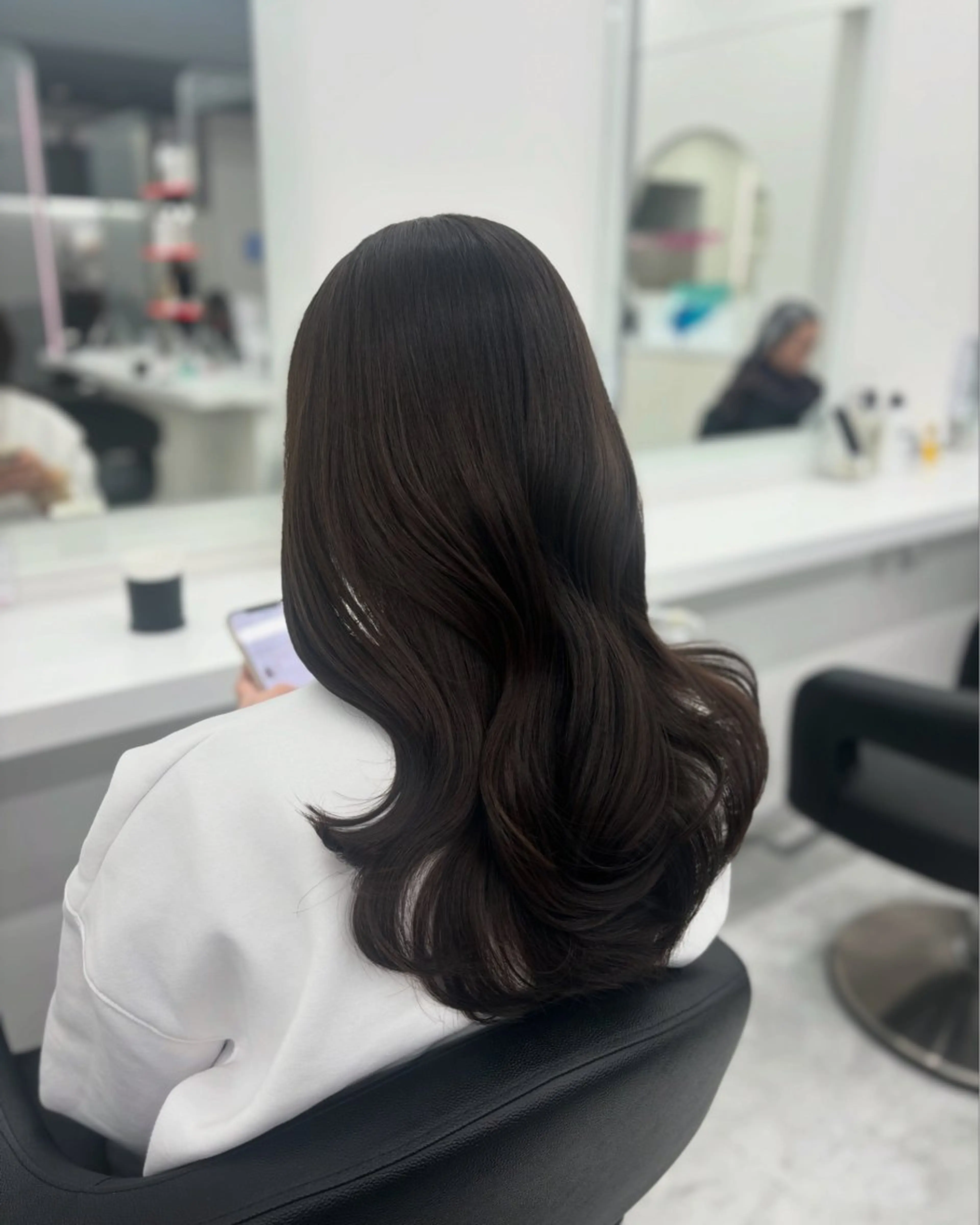 セミロング カラー ヘアカラー トリートメント 🤍レイヤー/顔周り /hirari🤍のヘアスタイル