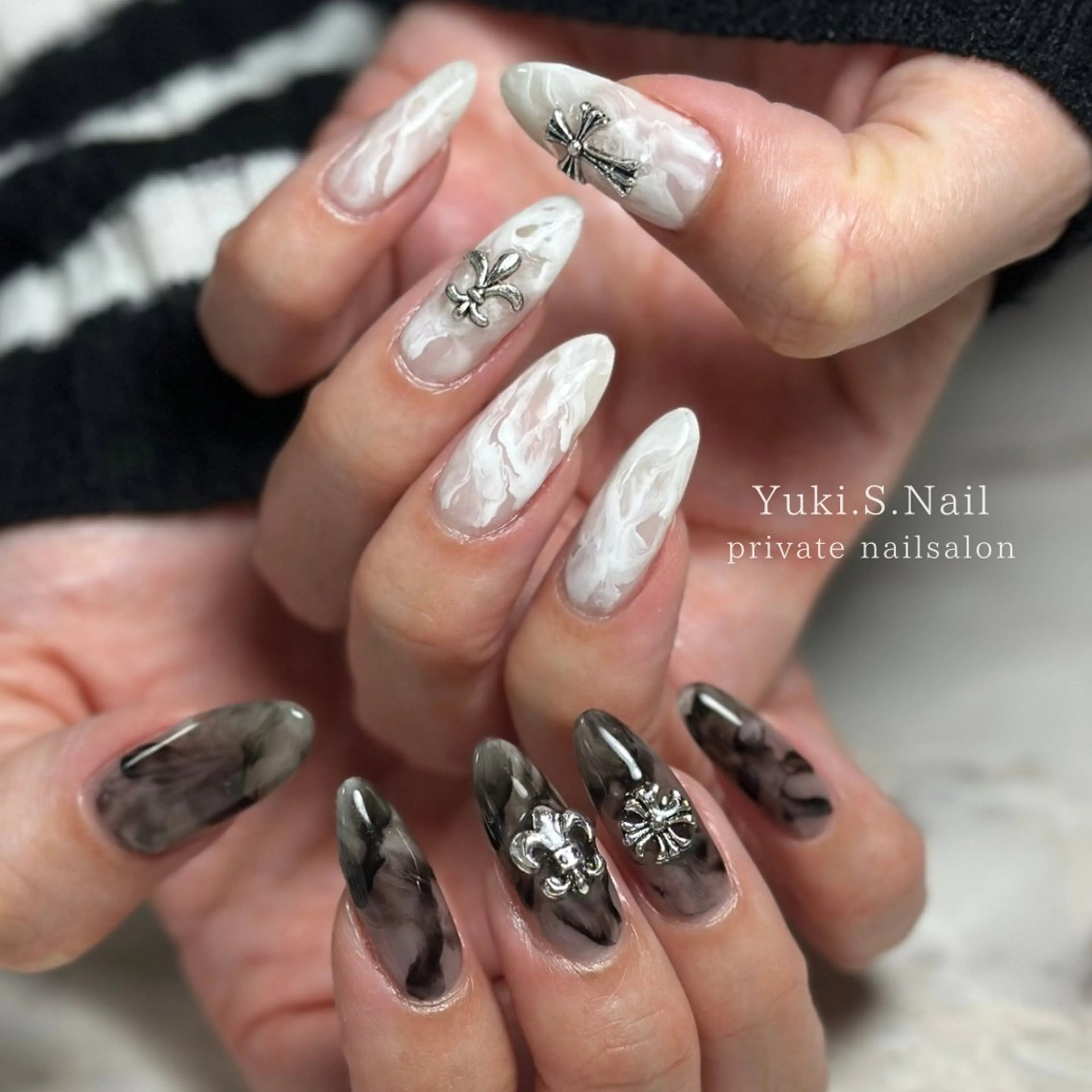 ロング ハンドネイル Yuki S.Nailのネイルデザイン
