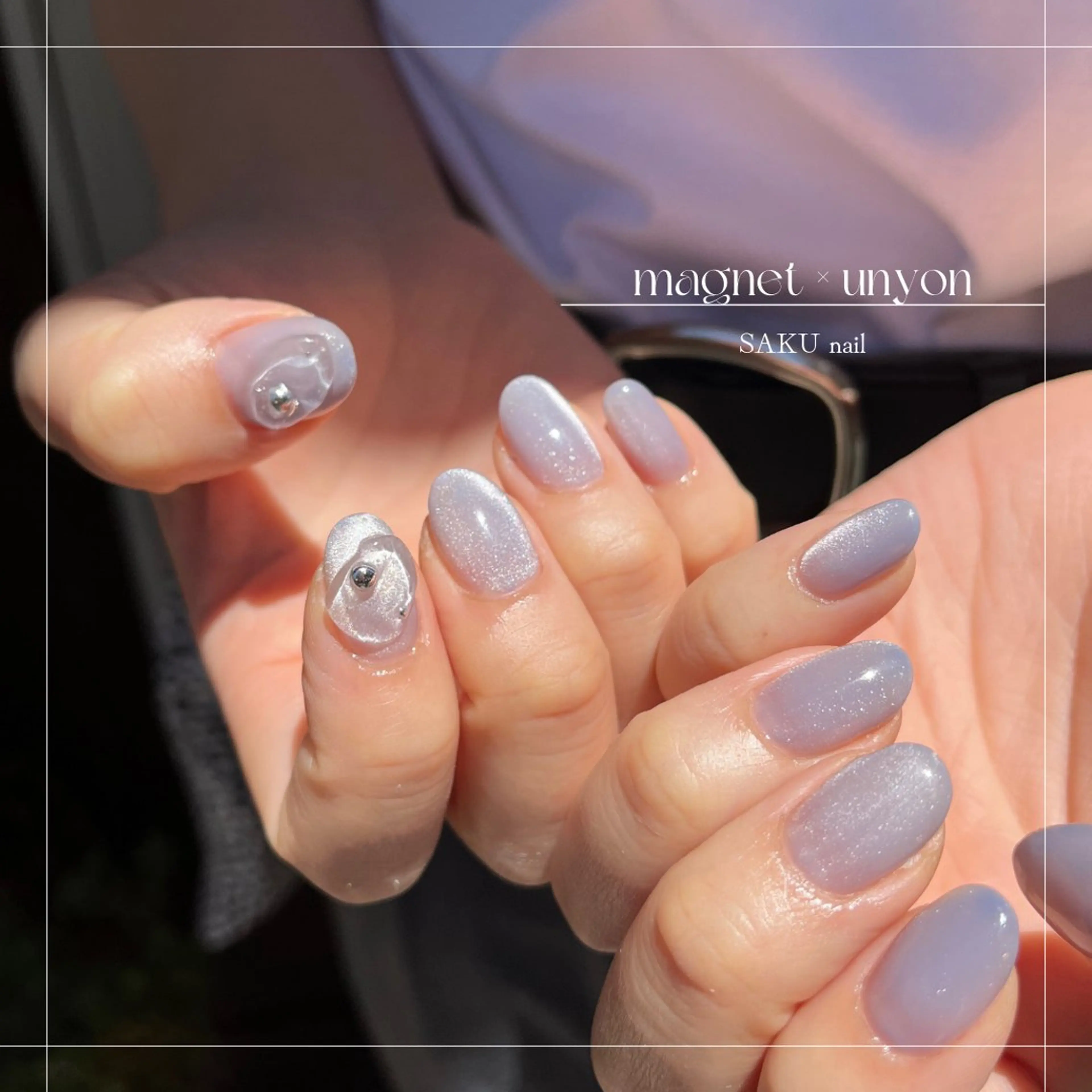 ネイル ニュアンスネイル シンプルネイル ハンドネイル SAKU  nail[サクネイル]所属・SAKU nail 作島茜のネイルデザイン