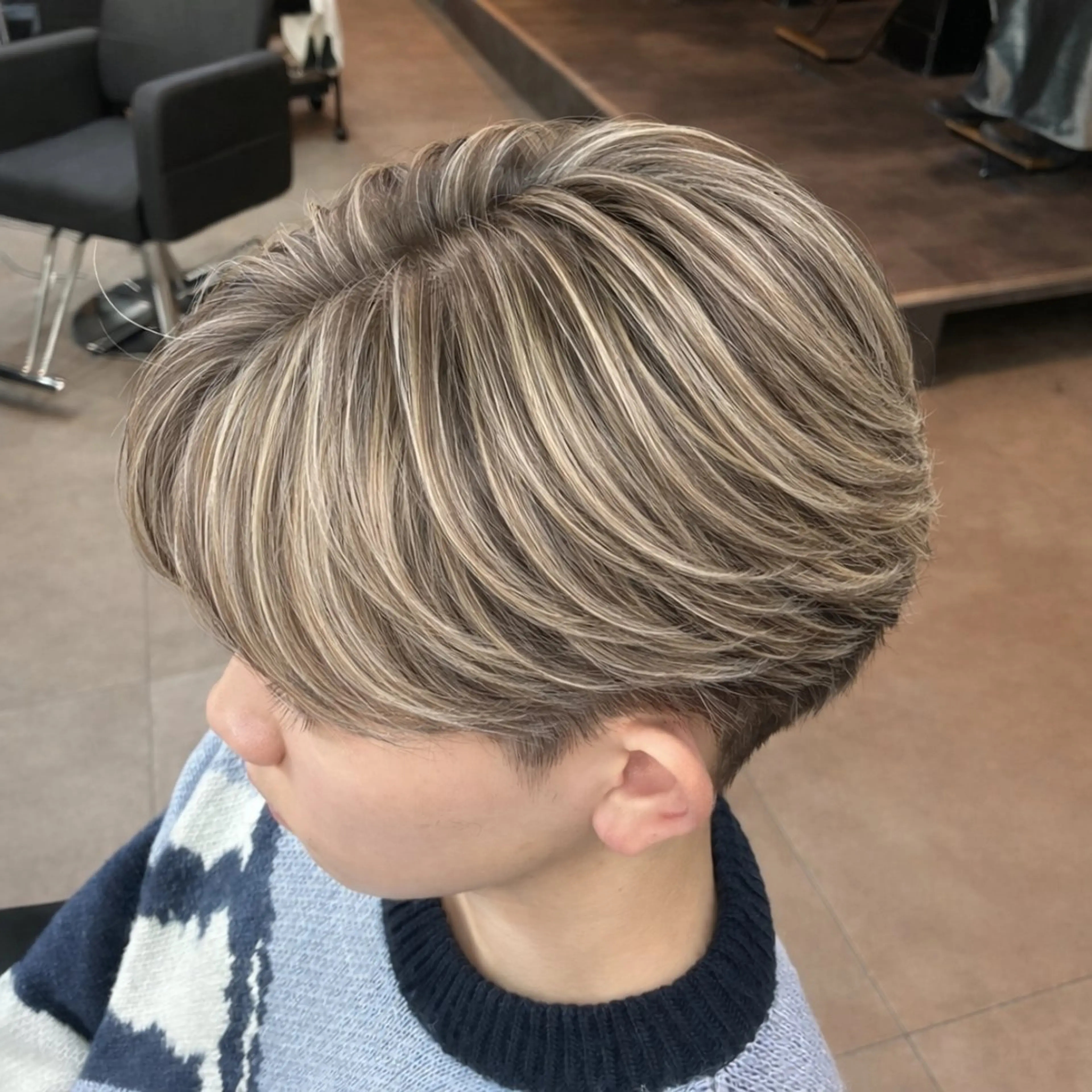 メンズ メンズバレイヤージュ kearny 北千住所属・メンズバレイヤージュ 🔥千咲斗のヘアスタイル