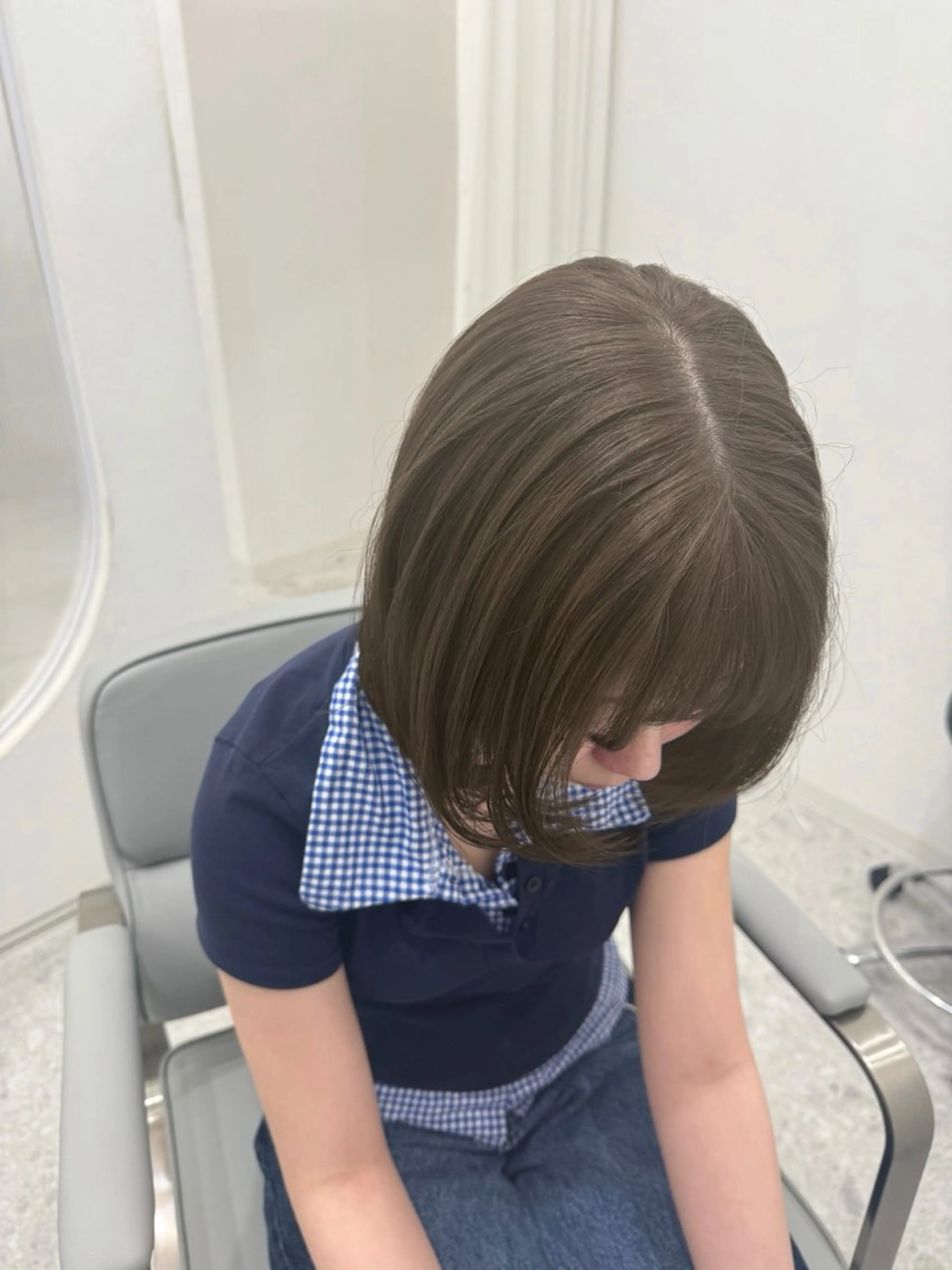 ミディアム カット ヘアカラー トリートメント 💎縮毛矯正/透明感 カラー💎椎葉みひろのヘアスタイル