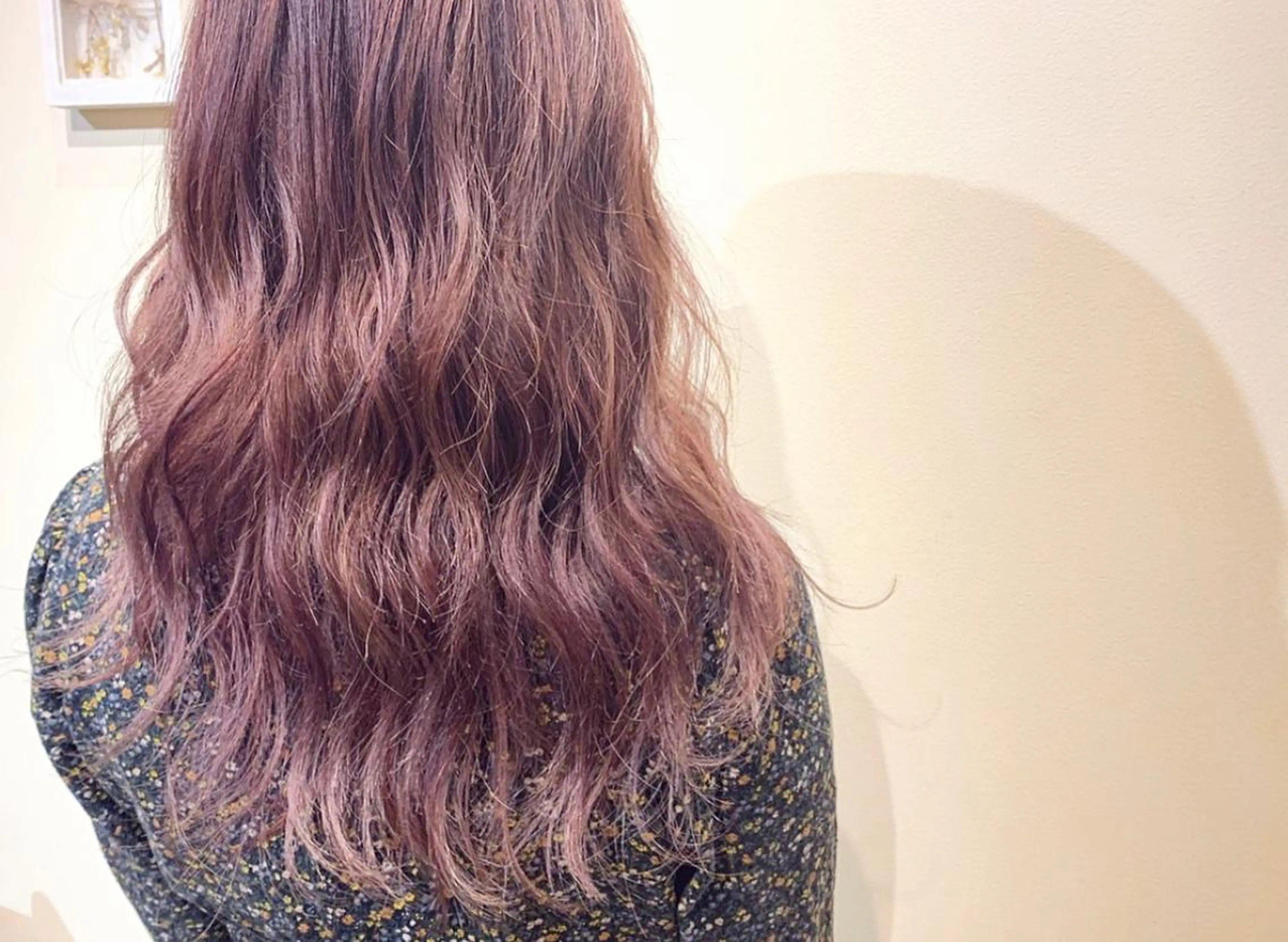 ロング カラー ヘアカラー あべ ゆうかのヘアスタイル