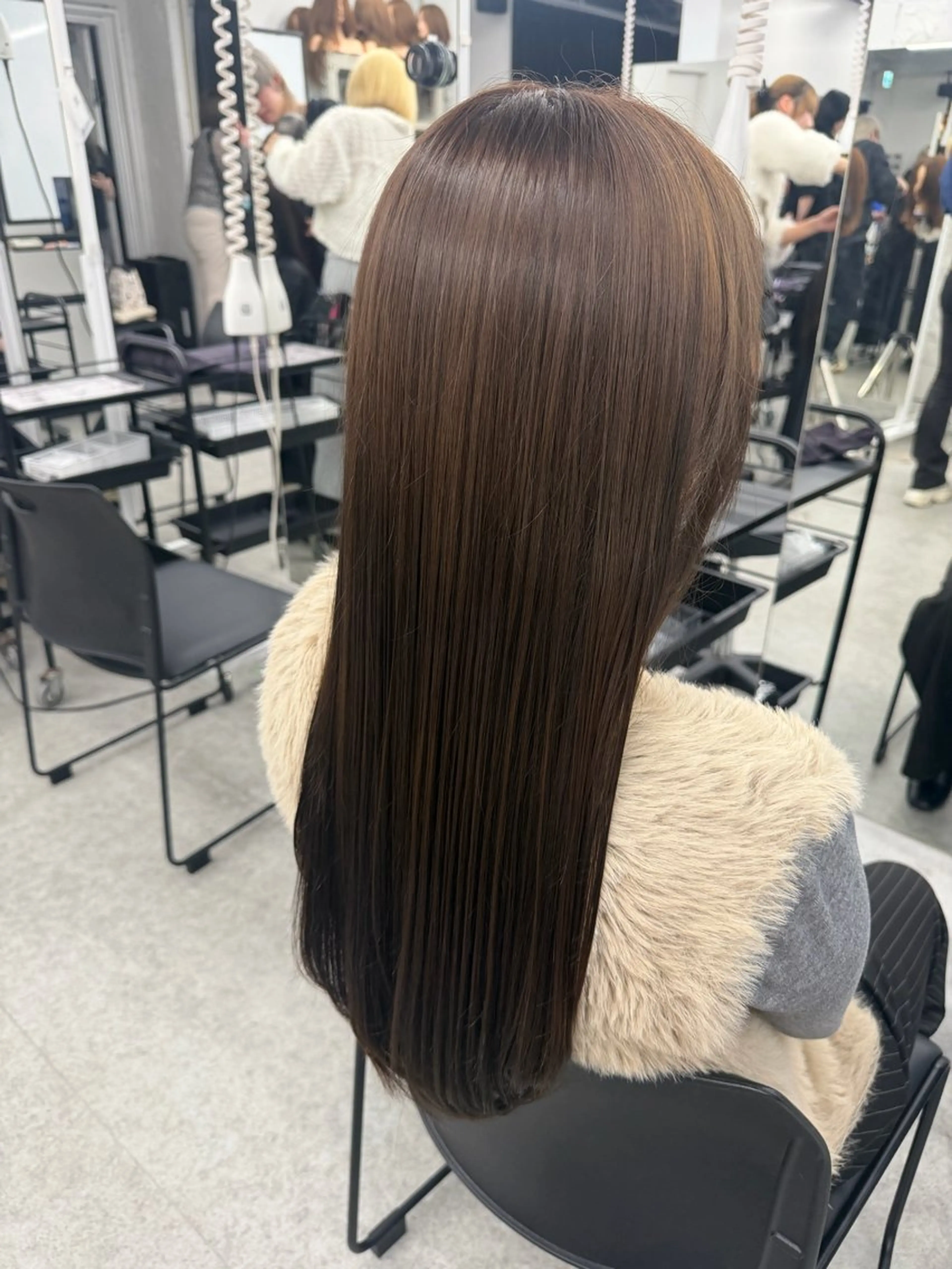 ロング 韓国系ハイトーン🎀 Nanami🫧のヘアスタイル