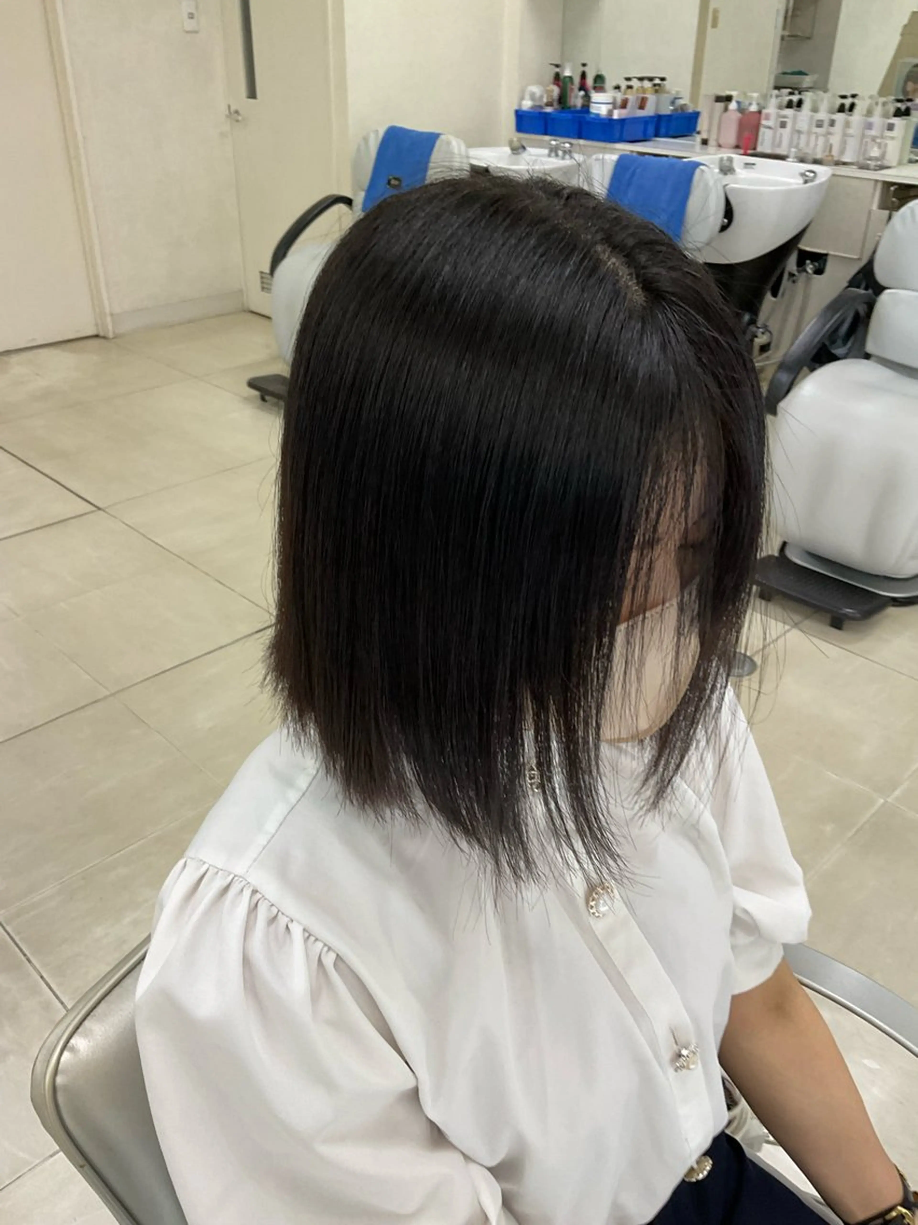 ミディアム タカハシ リナのヘアスタイル