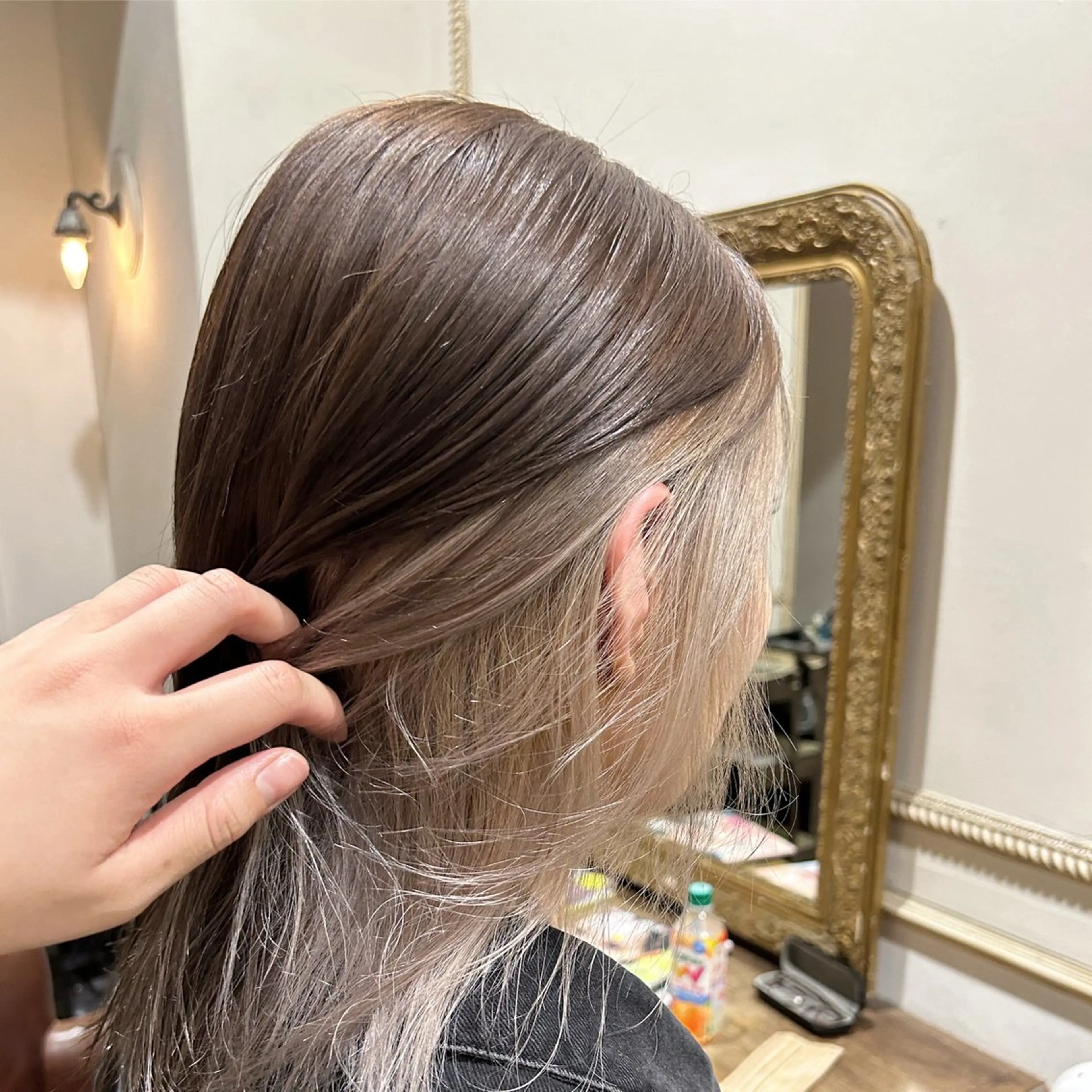 ミディアム 樋富 優香のヘアスタイル