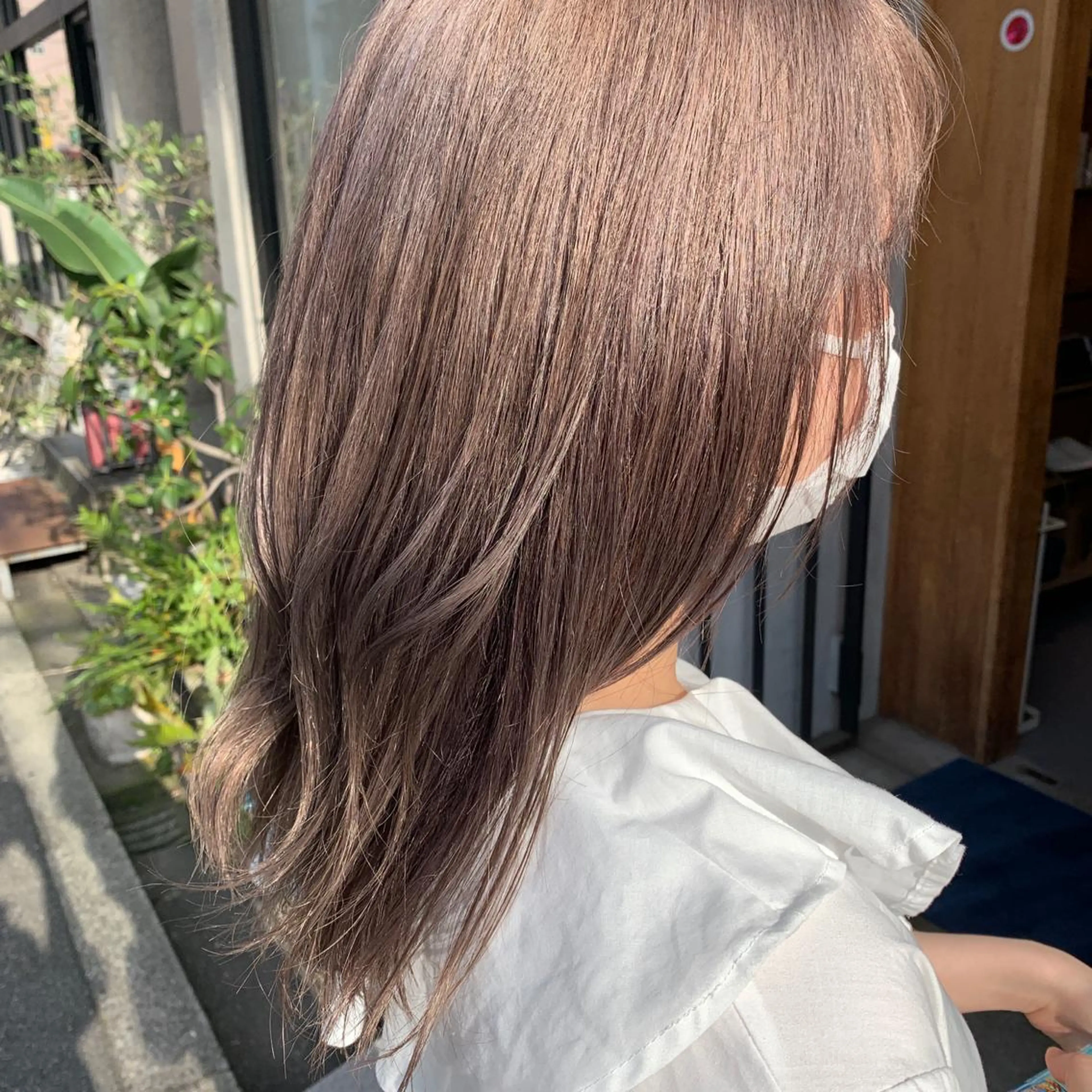 ミディアム 艶髪color💎髪 質改善ストレート大吉のヘアスタイル