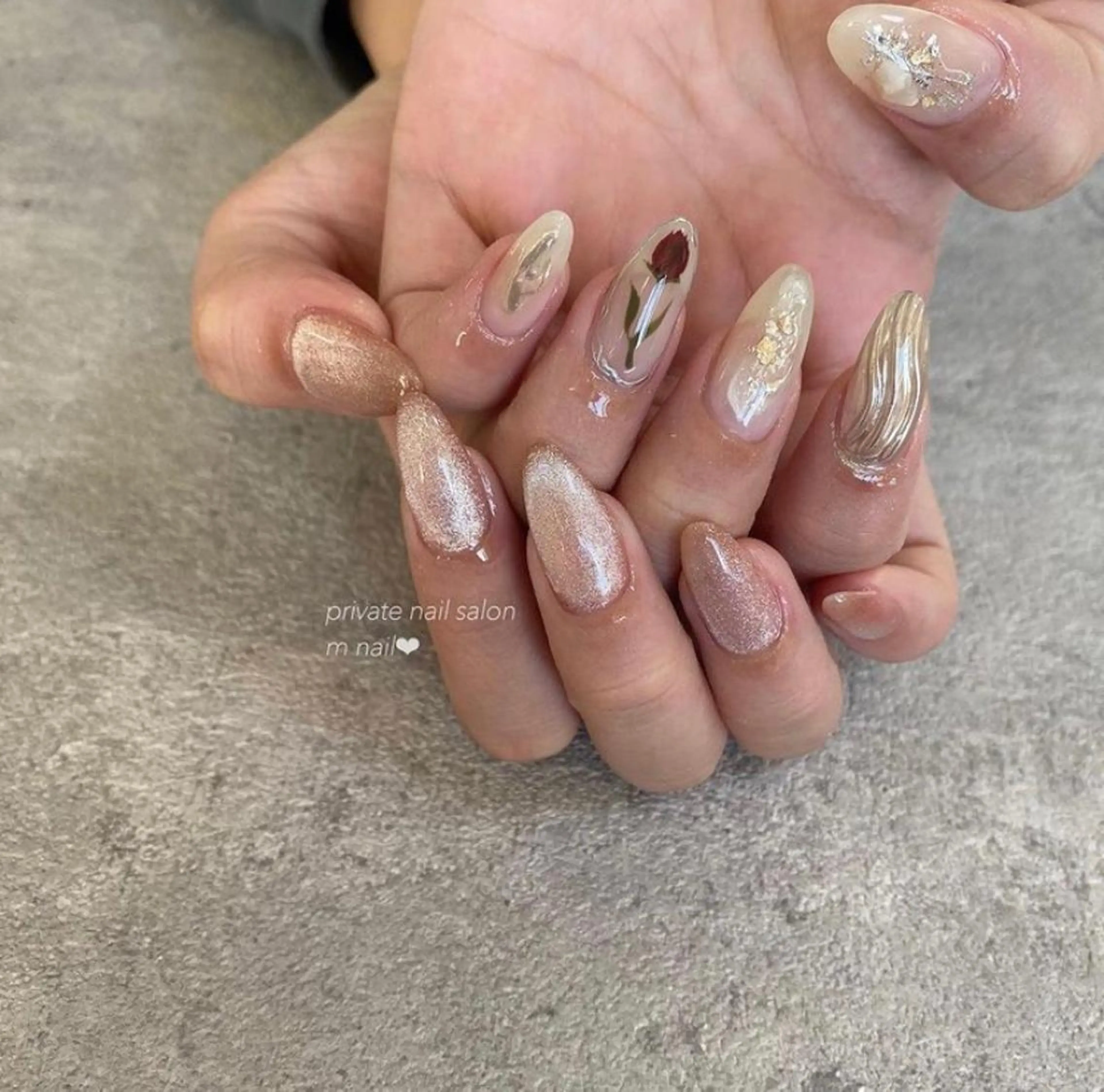 ネイル ハンドネイル 小河原 舞のネイルデザイン