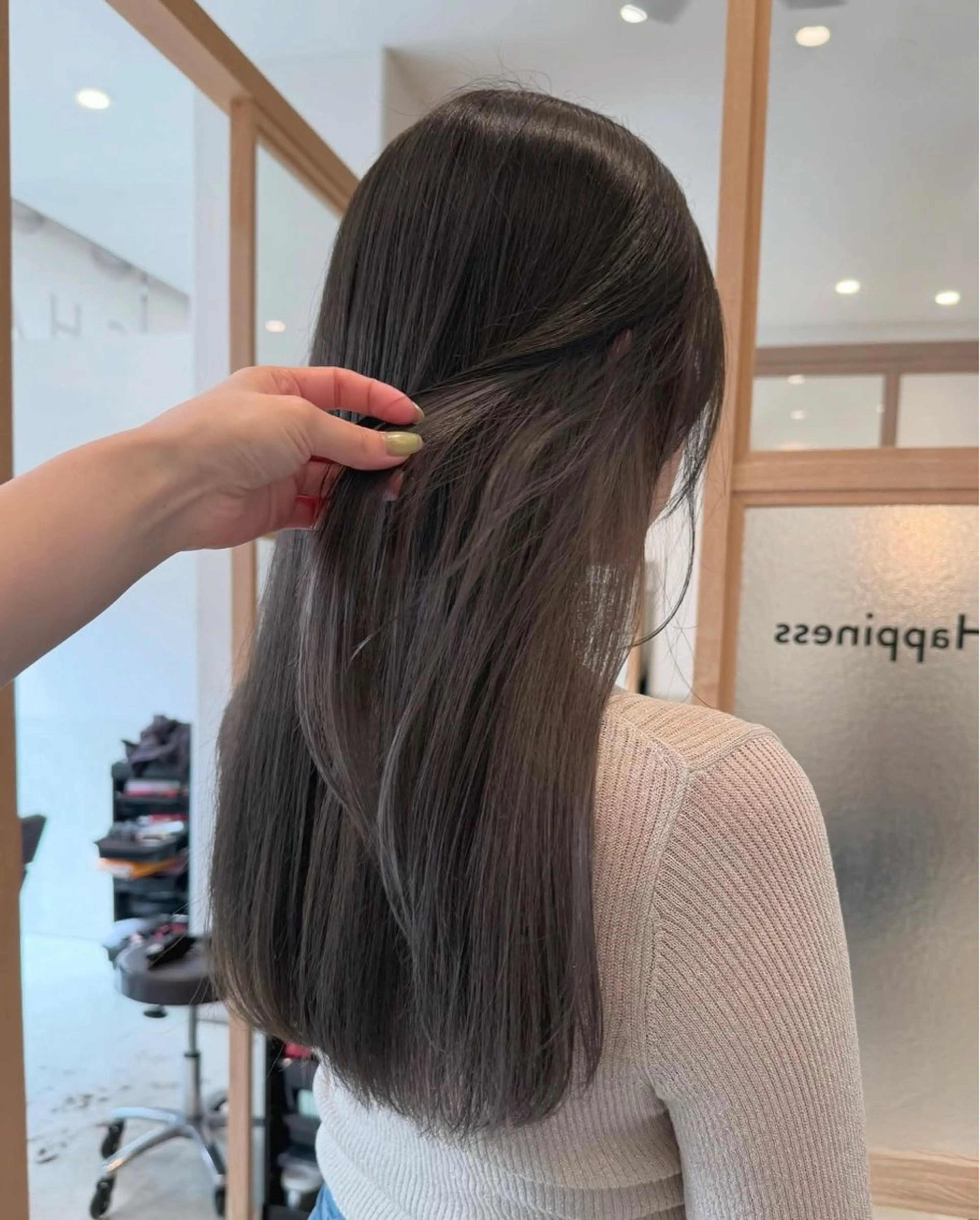 ロング カット ヘアカラー トリートメント 𓍯柔らかhair 𓍯 yukinoのヘアスタイル
