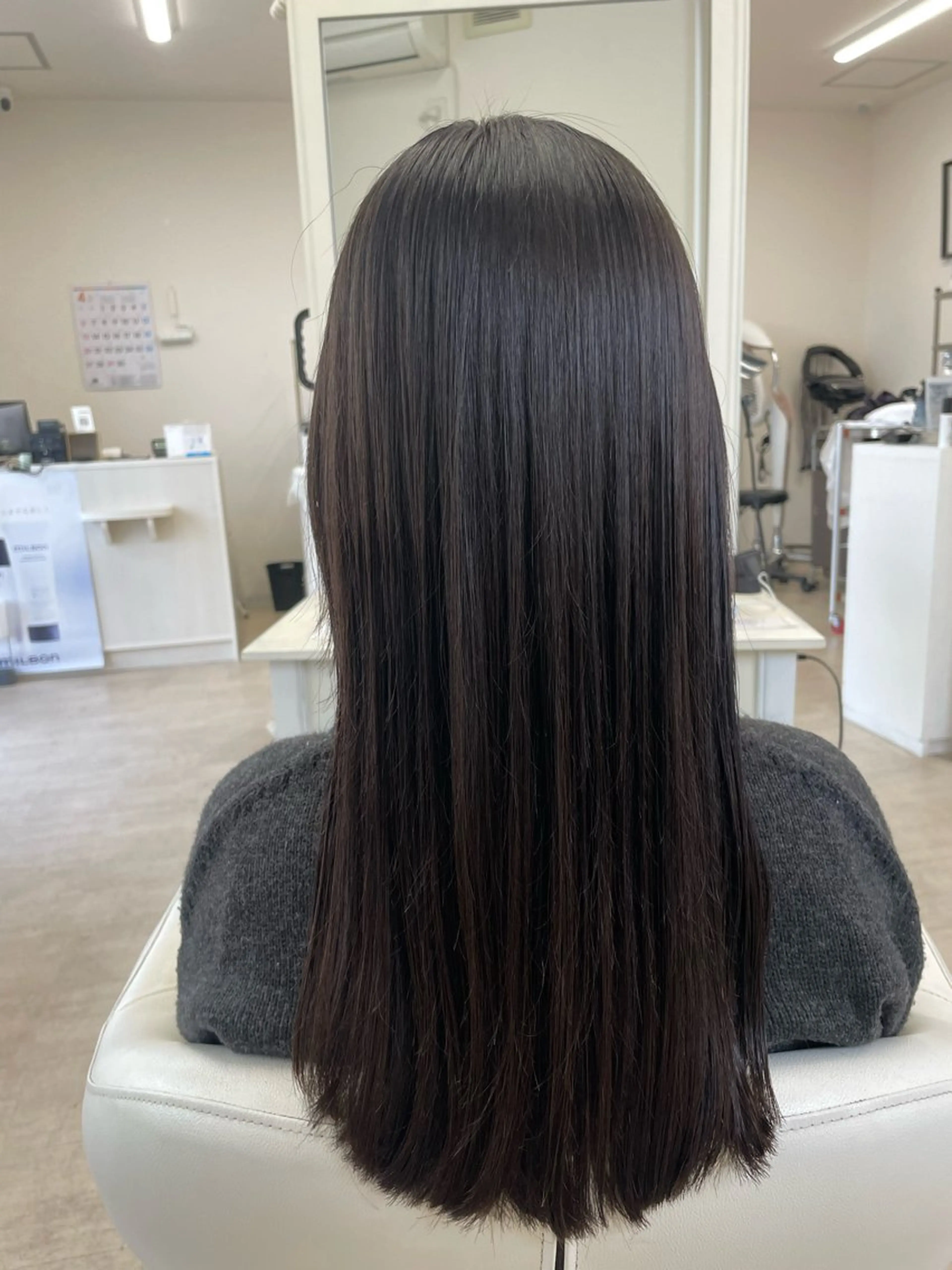 カット&縮毛矯正の写真