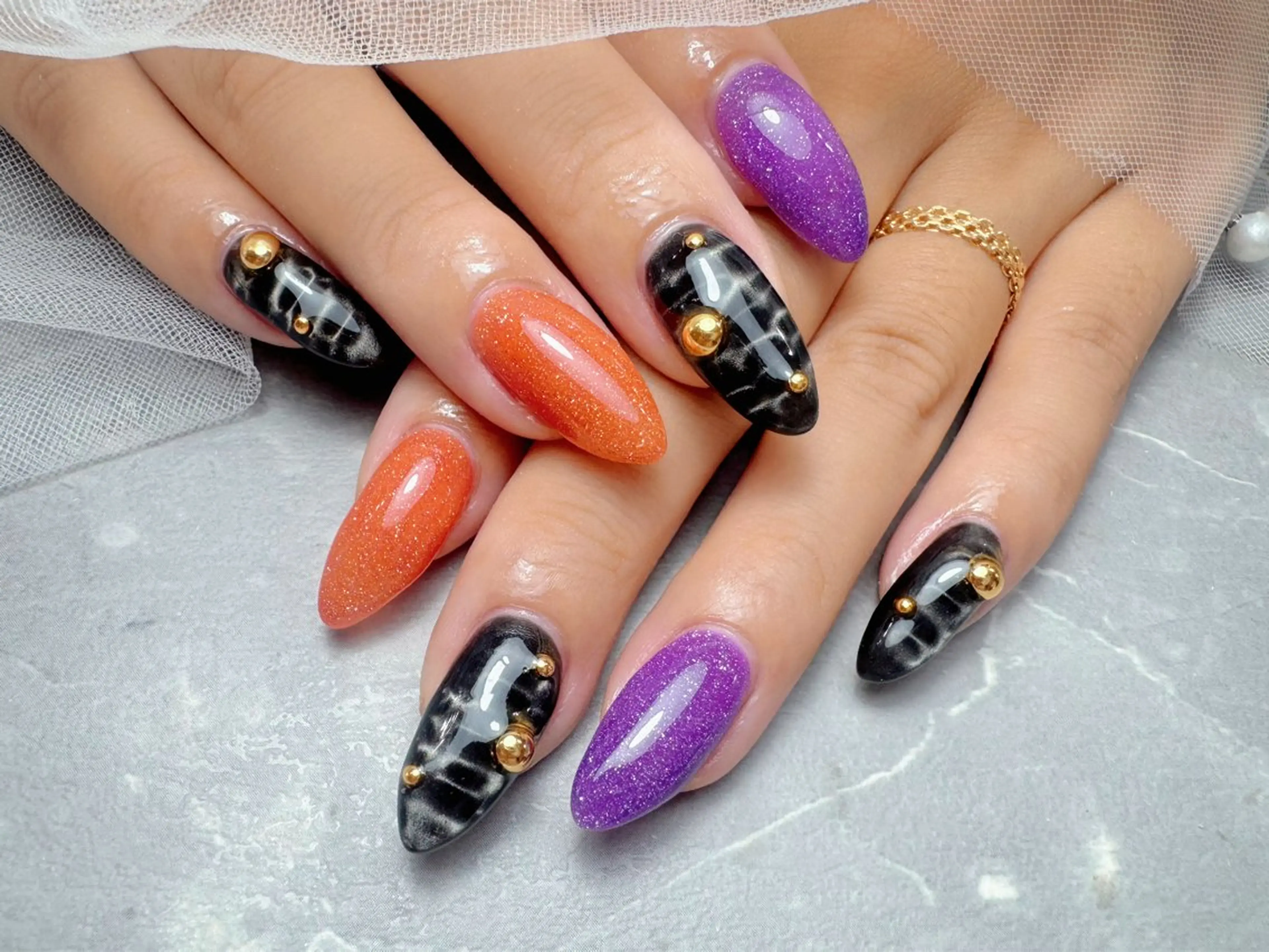 ネイル ハンドネイル マジックミラー所属・マジック ミラーのネイルデザイン