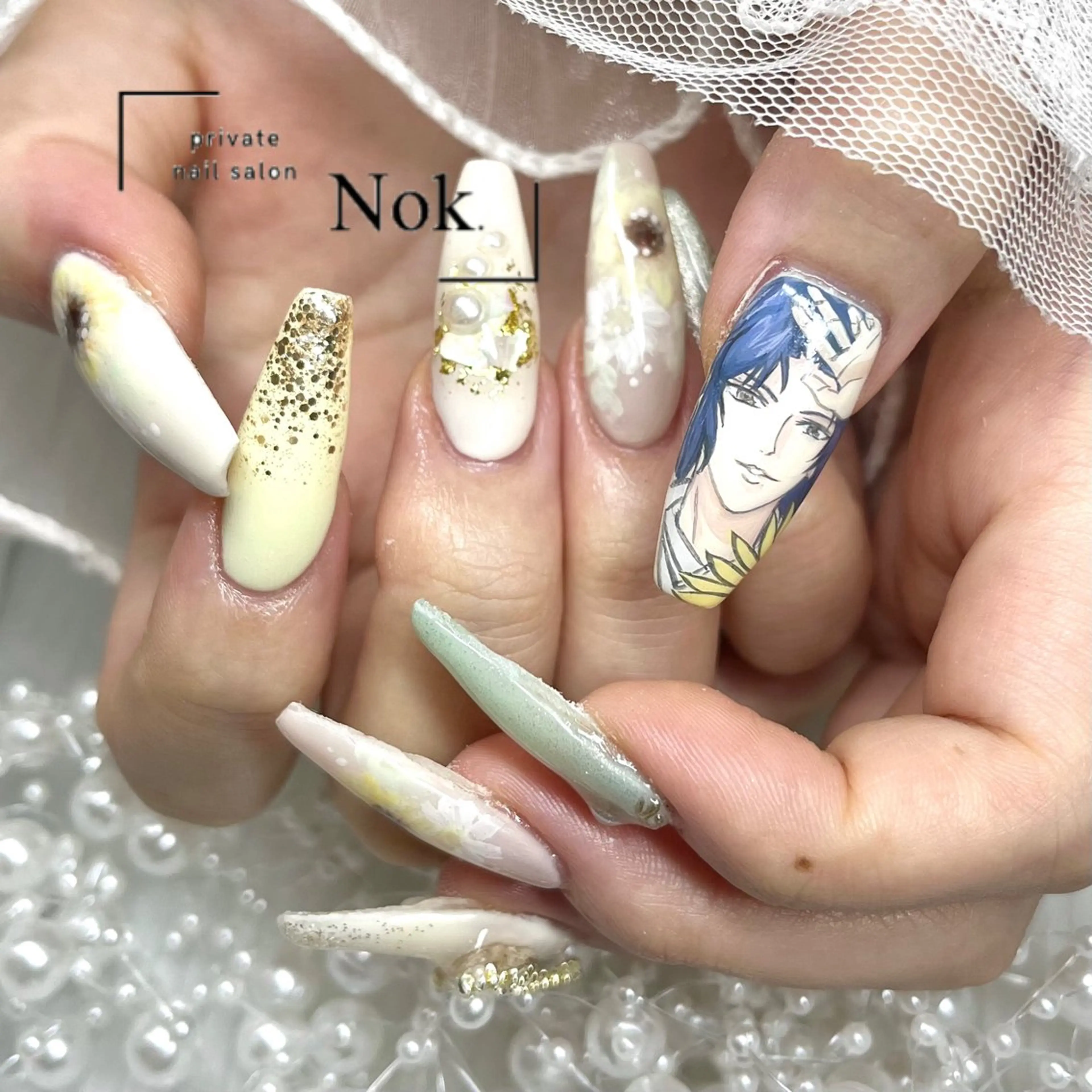 ネイル ハンドネイル 池袋痛ネイル Nok. 渡辺のネイルデザイン