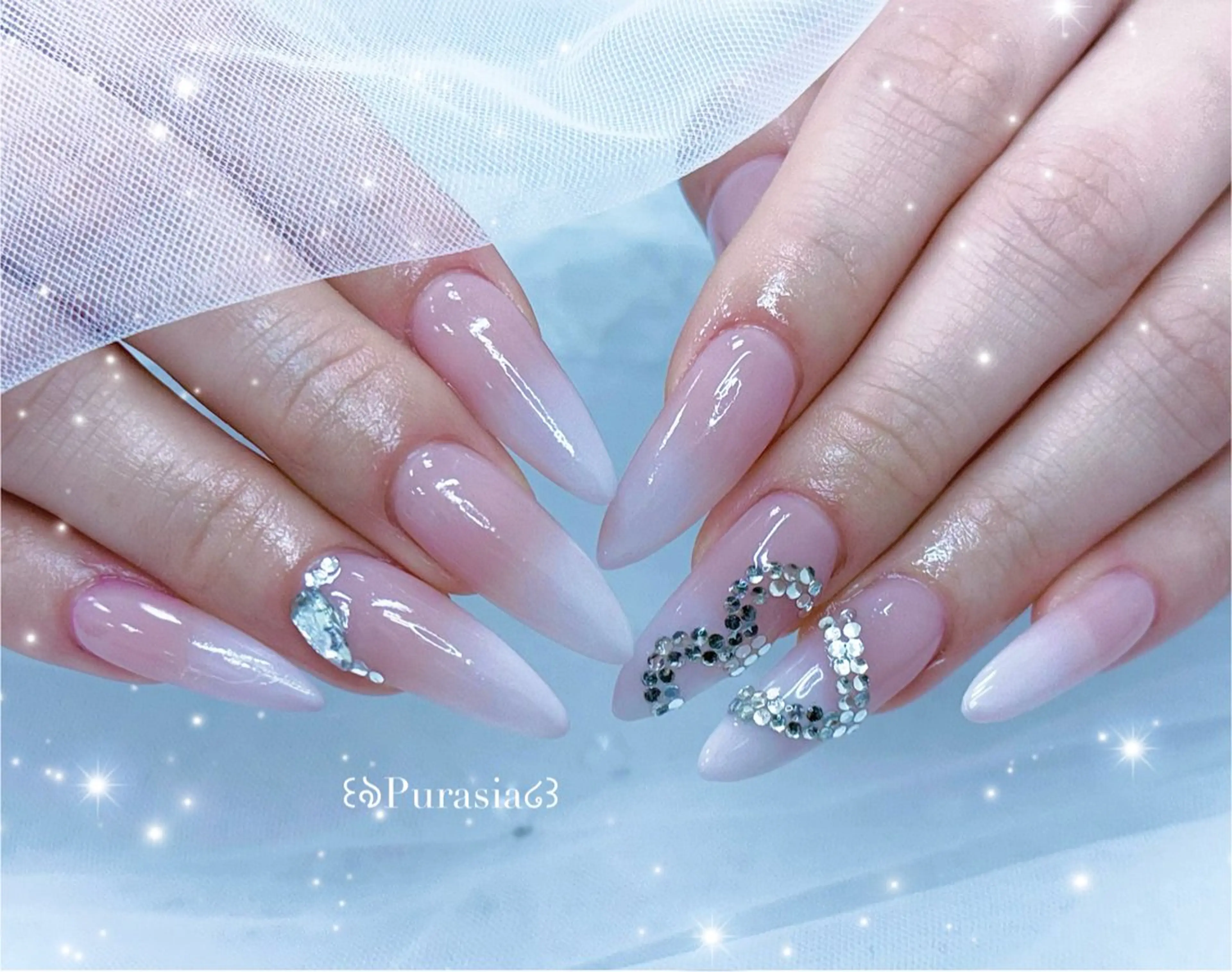 ネイル ハンドネイル Purasia高橋✧ マグ/ワンホン/地雷のネイルデザイン