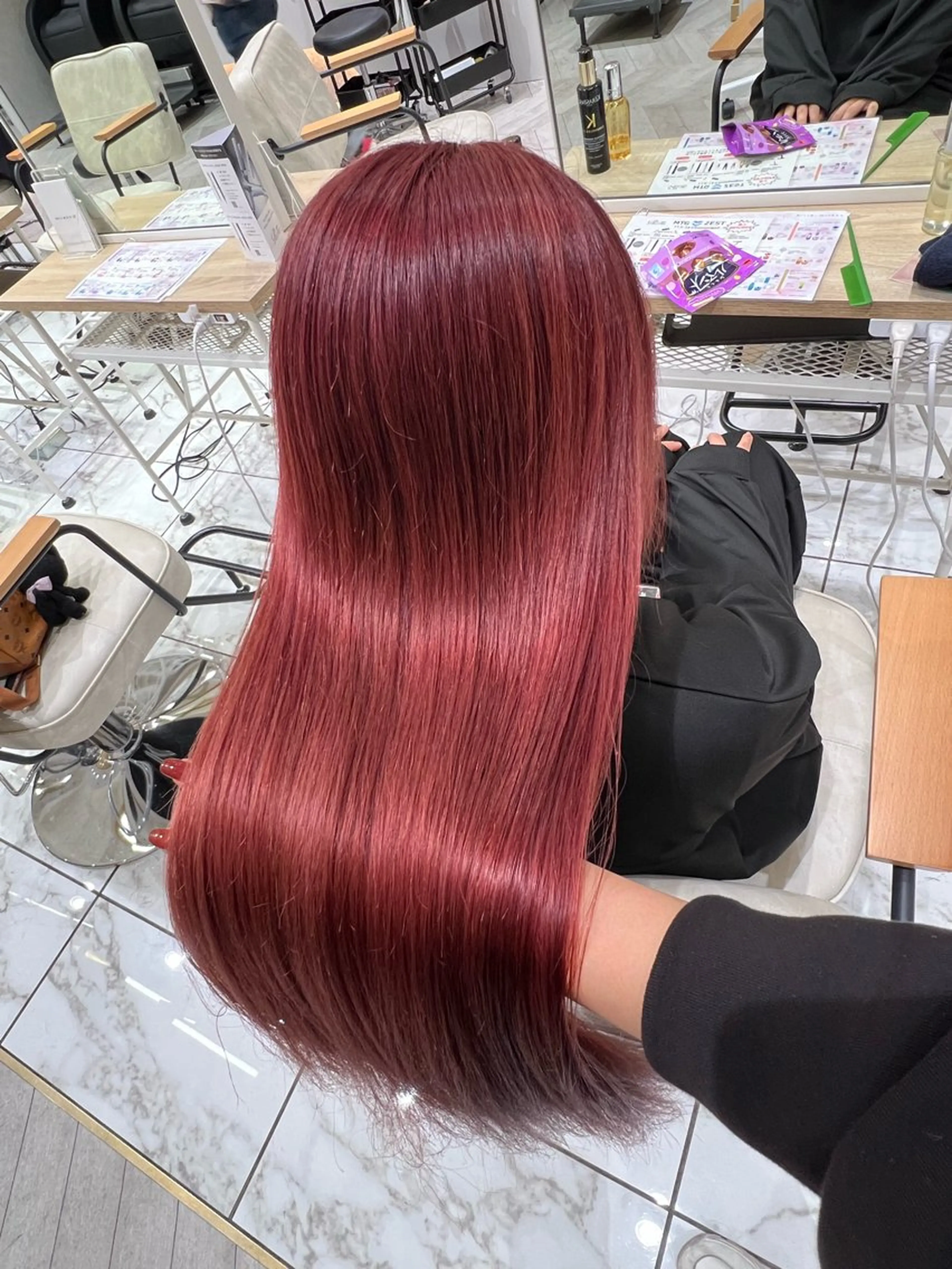 ロング ヘアカラー 学生人気no.1 🦋ナツミのヘアスタイル