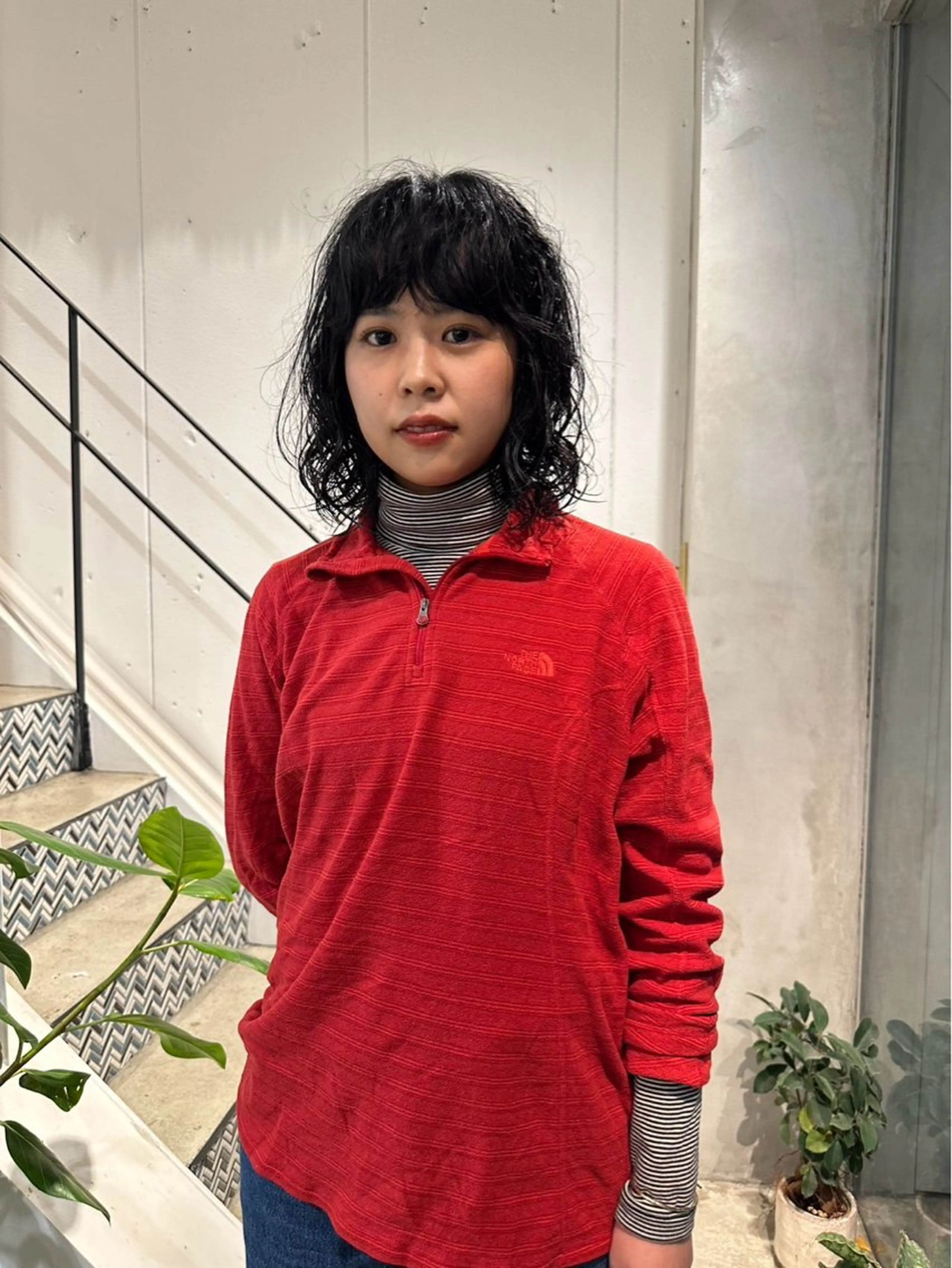 ショート パーマ ボブ 栄/レイヤーカット /オリーブ/傑🦥のヘアスタイル