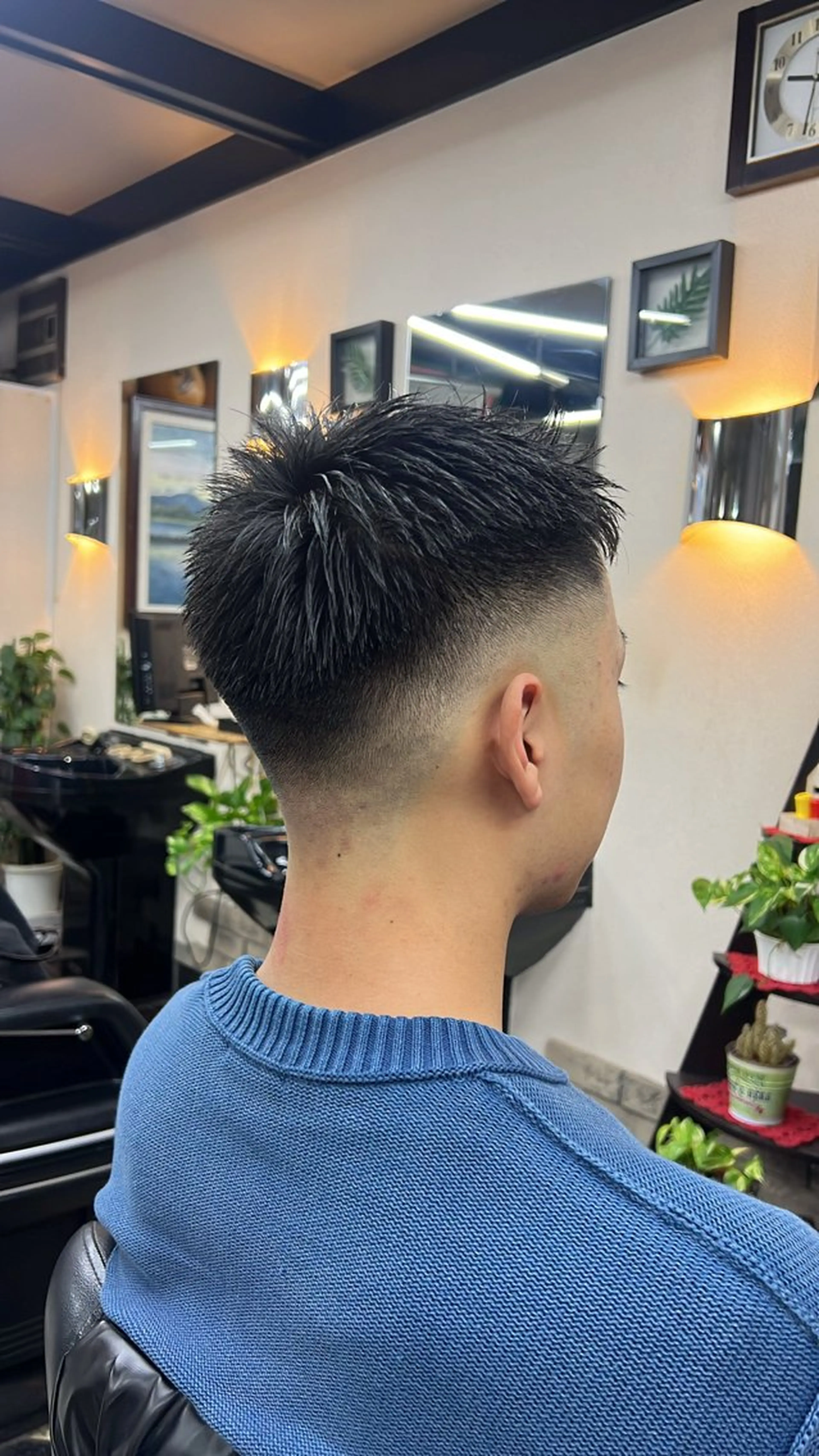 ショート メンズ フェードカット スキンフェード 田畑 凜仁のヘアスタイル