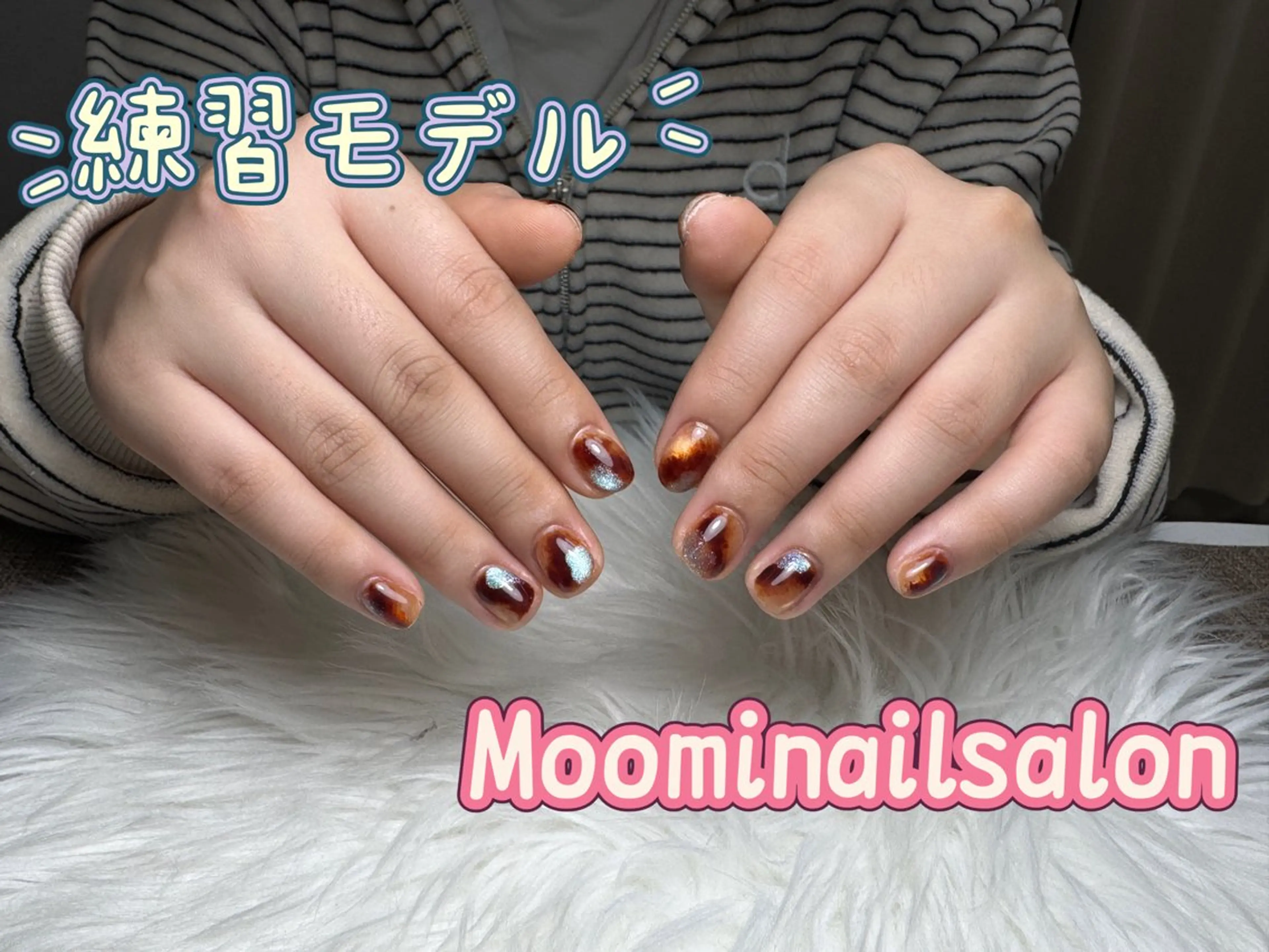 ネイル シンプルネイル ハンドネイル Moomi nail salonのネイルデザイン